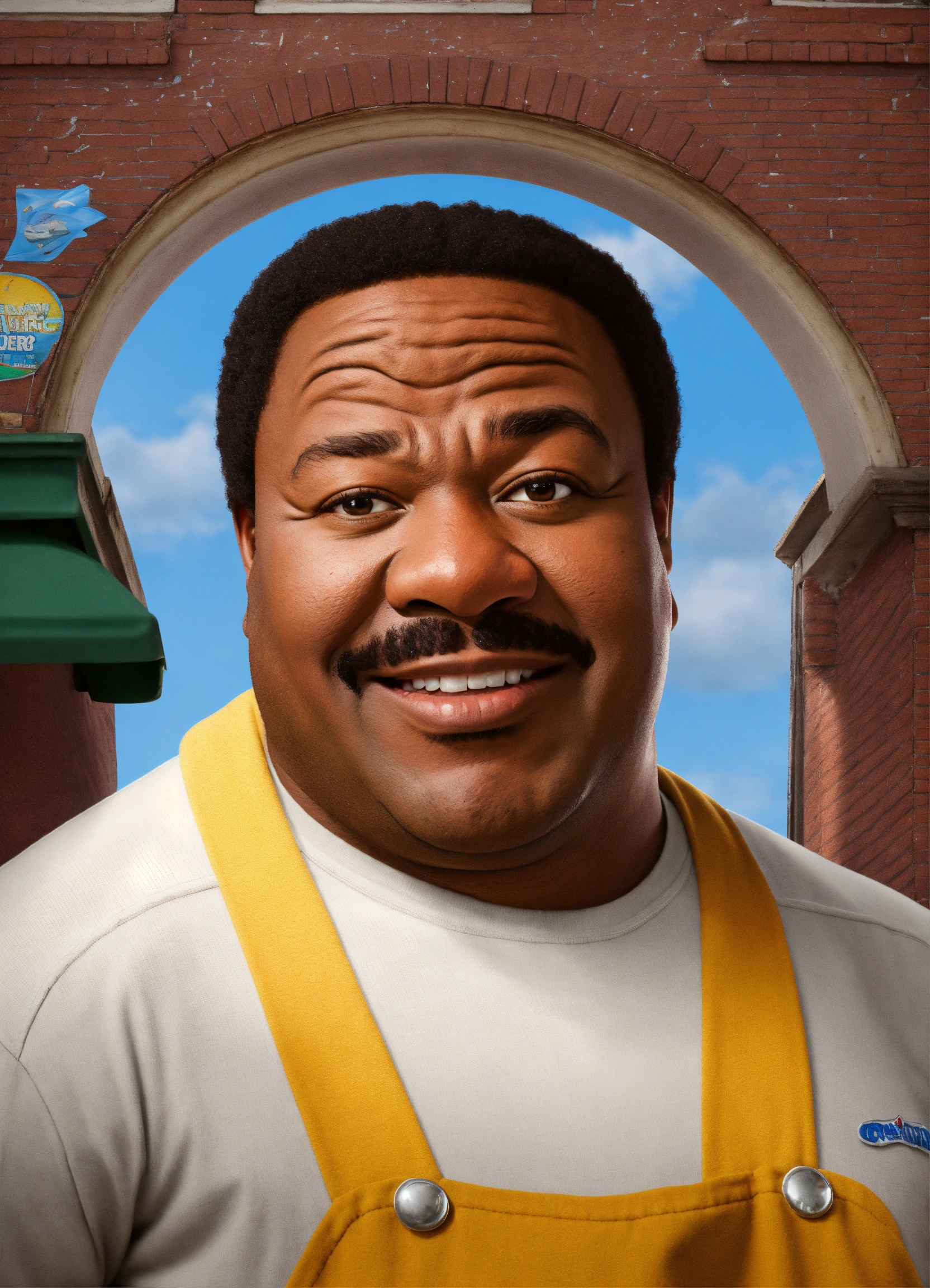 Lexica - Cleveland Brown from Family Guy in real life, realistic, 4k