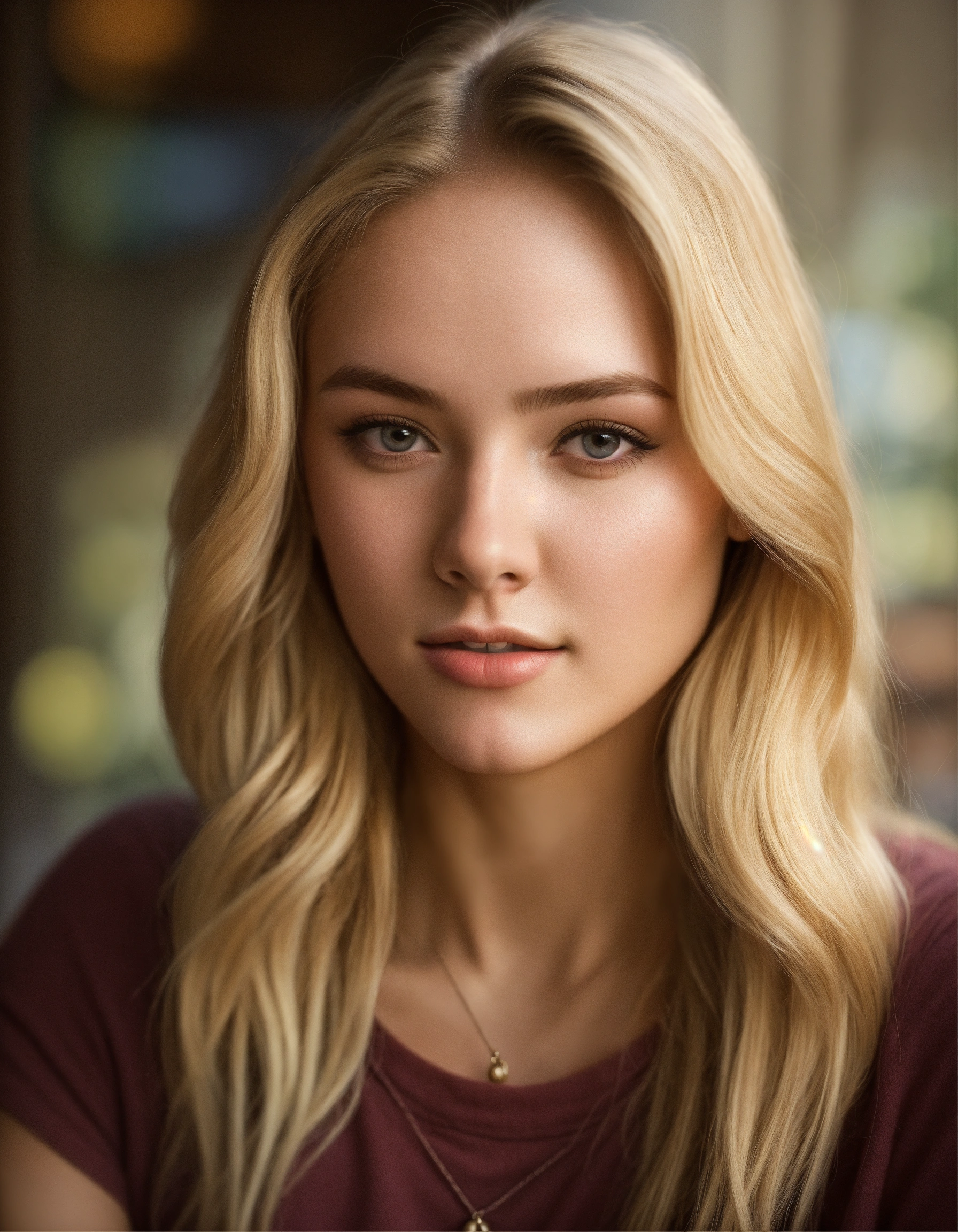 Lexica Portrait Of A Blonde College Girl Photorealistic