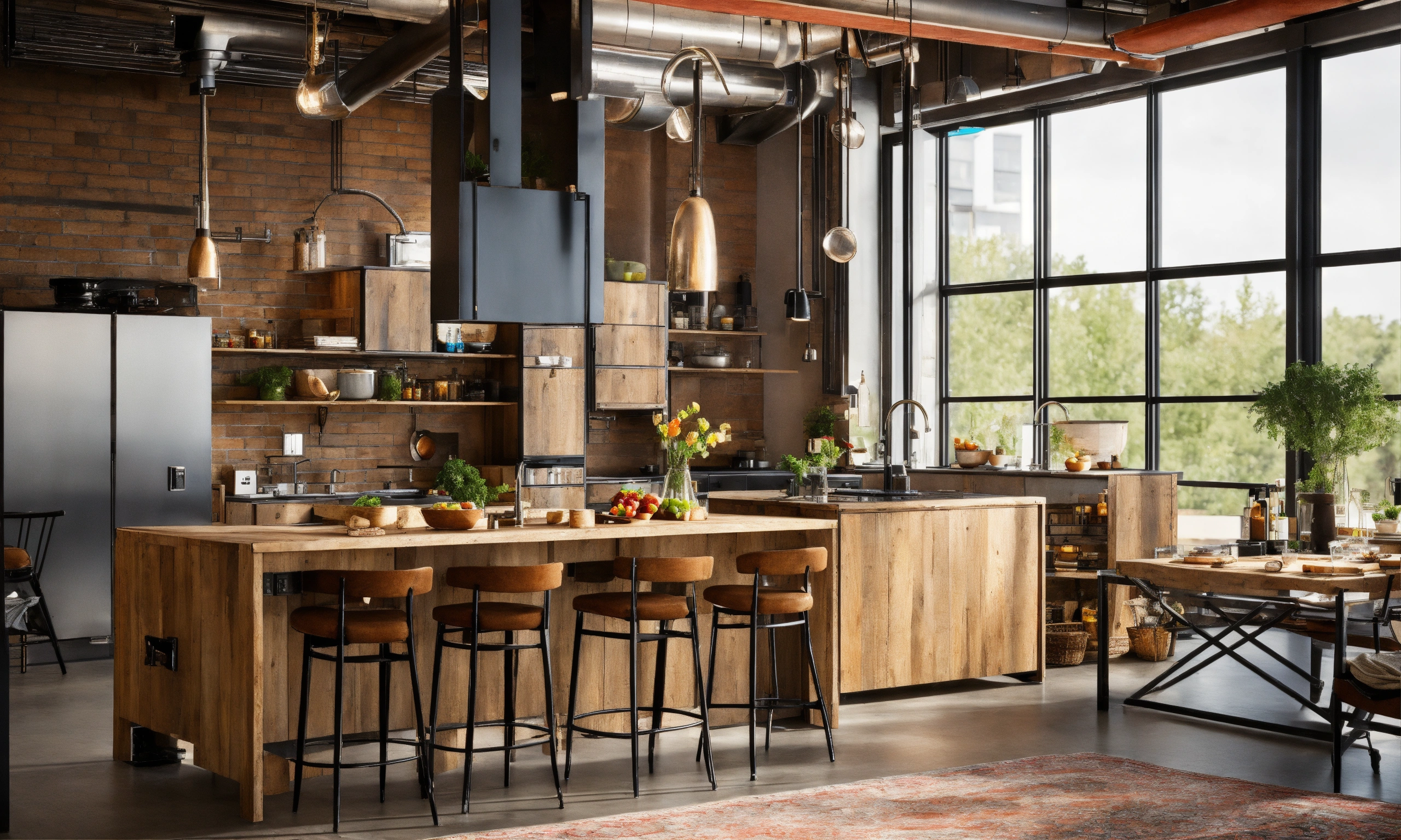 Lexica - Loft style in the interior kitchen