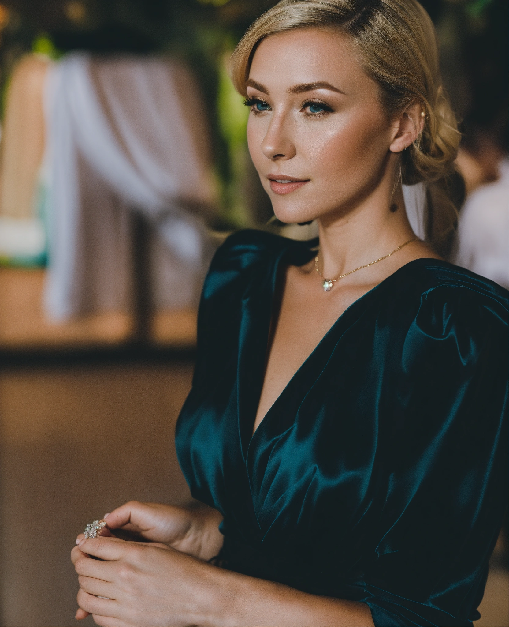 Lexica - Blond woman in a wedding dress
