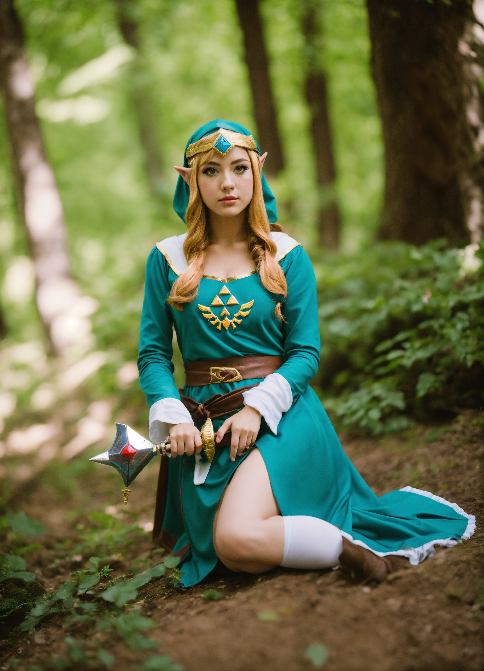 Lexica - Photo of Zelda cosplay, 8k, shot on Portra 400