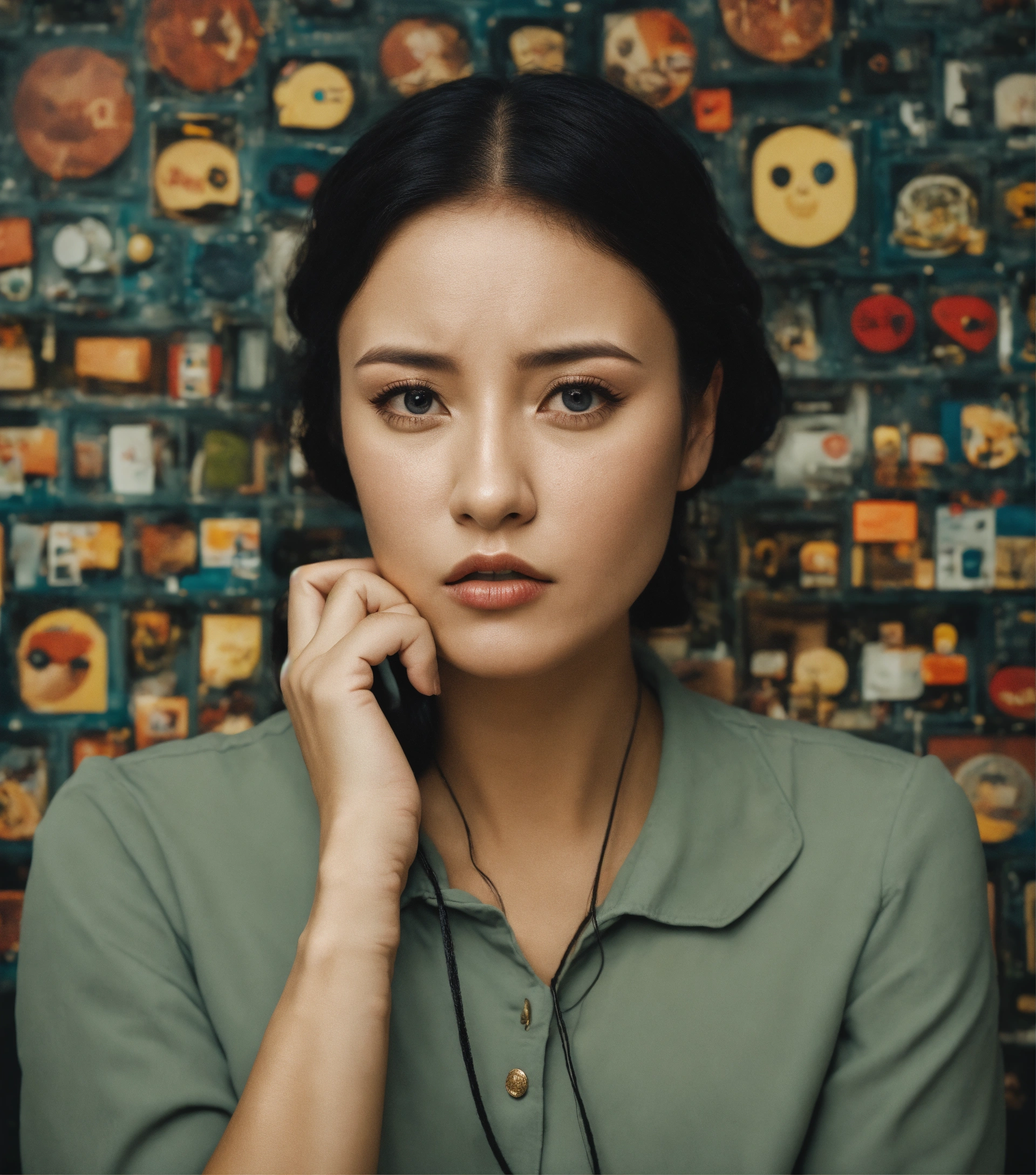 Lexica - A woman who is afraid of communication