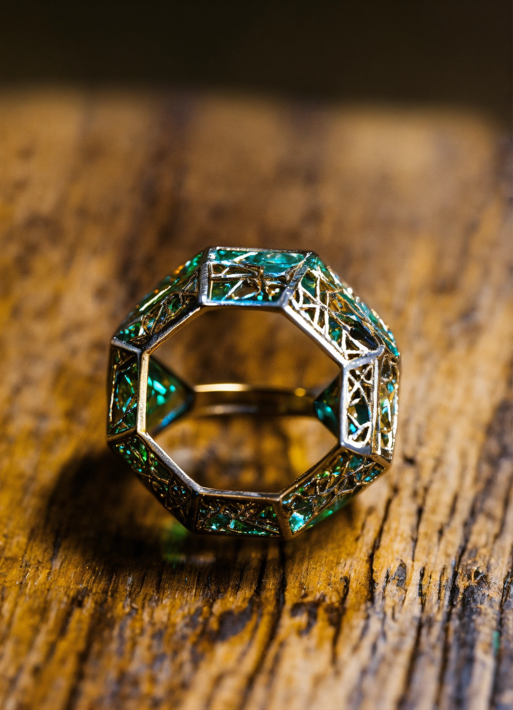Lexica - 21 sided ring