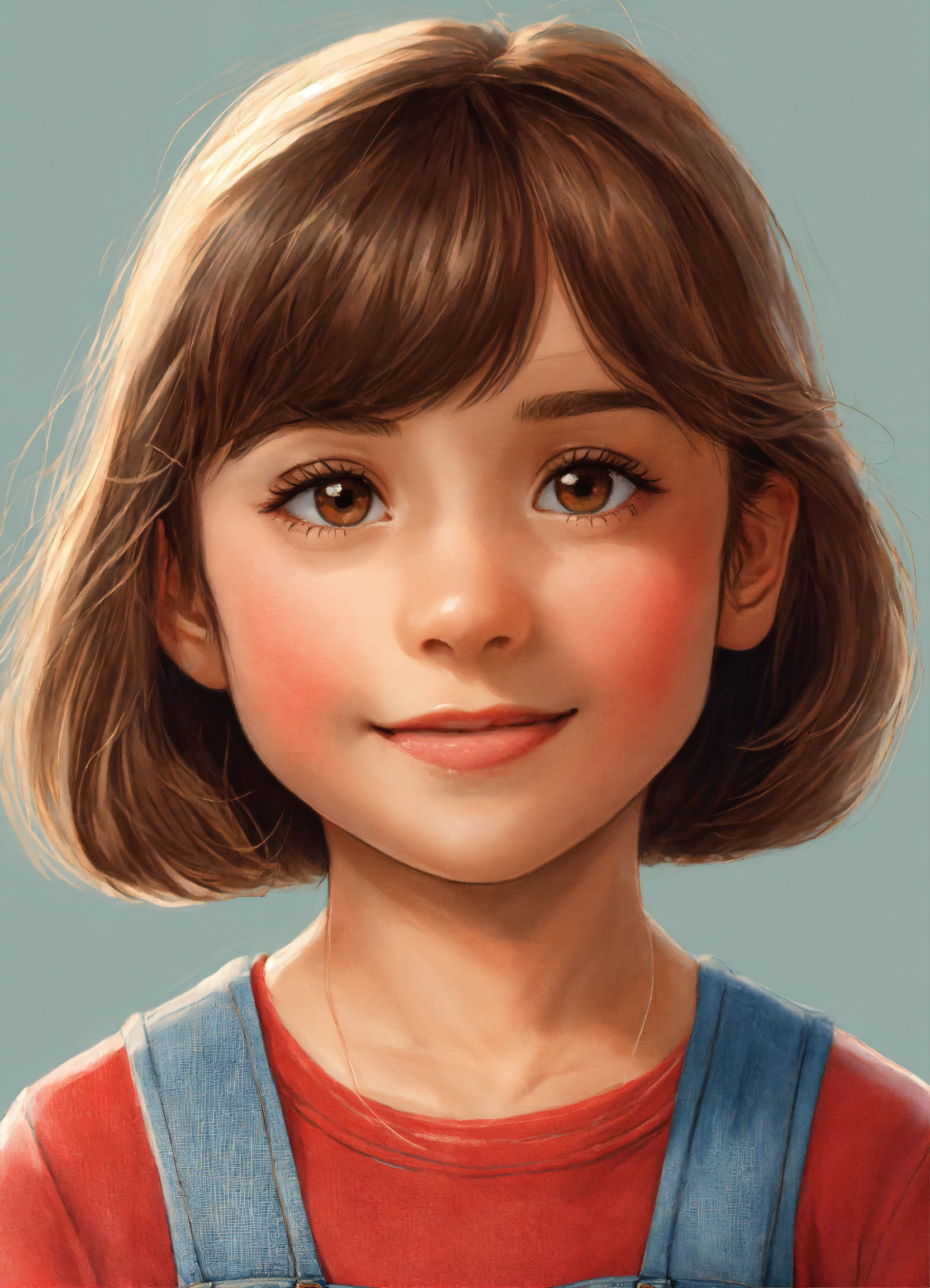 Lexica Very simple drawing but similar to Pixar and with a white