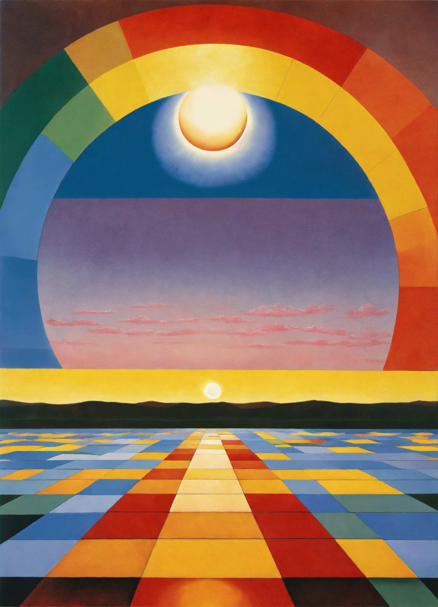 Lexica - Sun merging into moon, psychedelic, the four corners of the ...