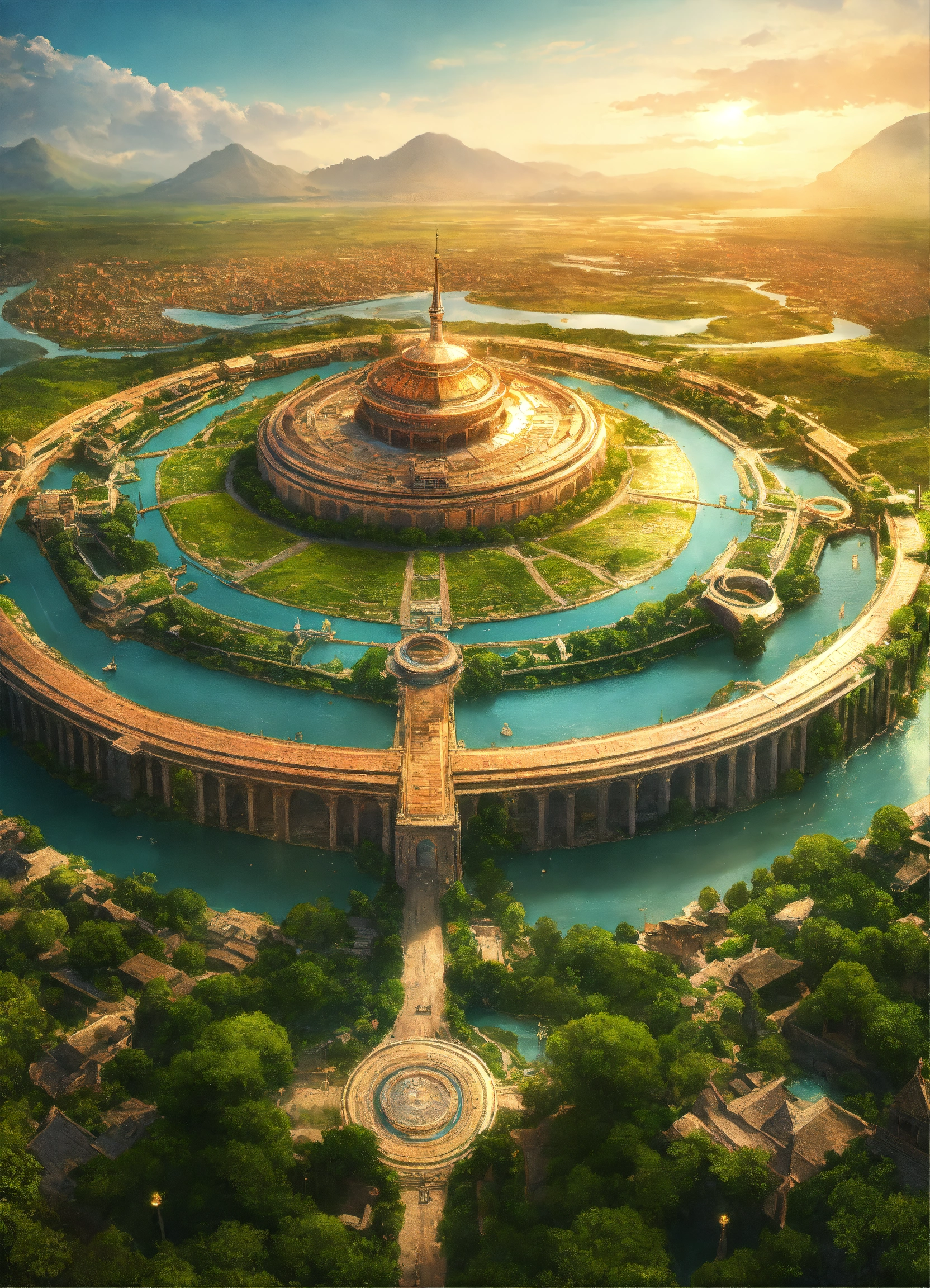 Lexica - Capital city surrounded by a large ring of water. . the ring ...