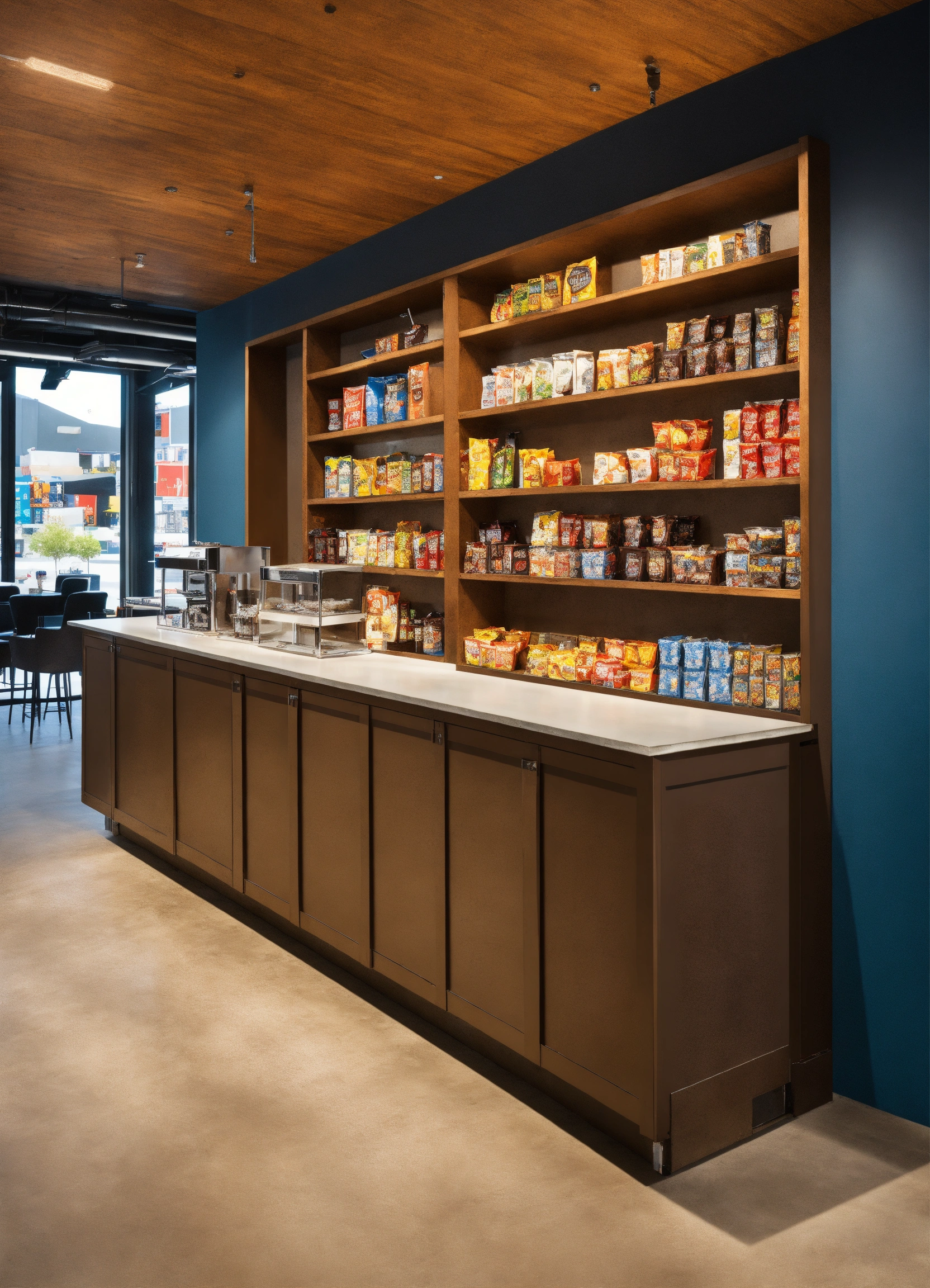 Lexica - A self serve breakroom snack bar with snacks on an easy to ...