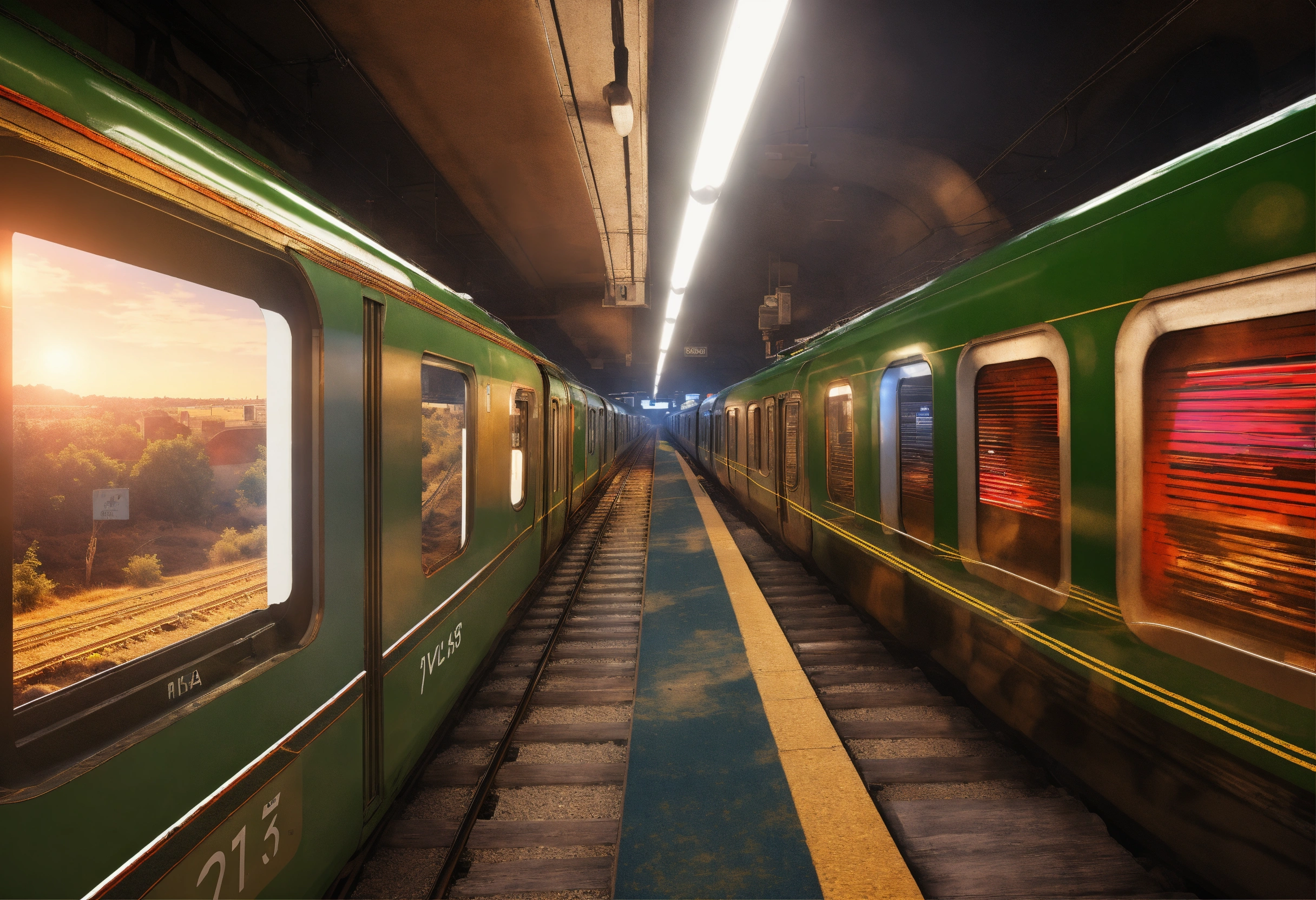 Lexica - Trains Railroads Subways Train, Virtual Reality
