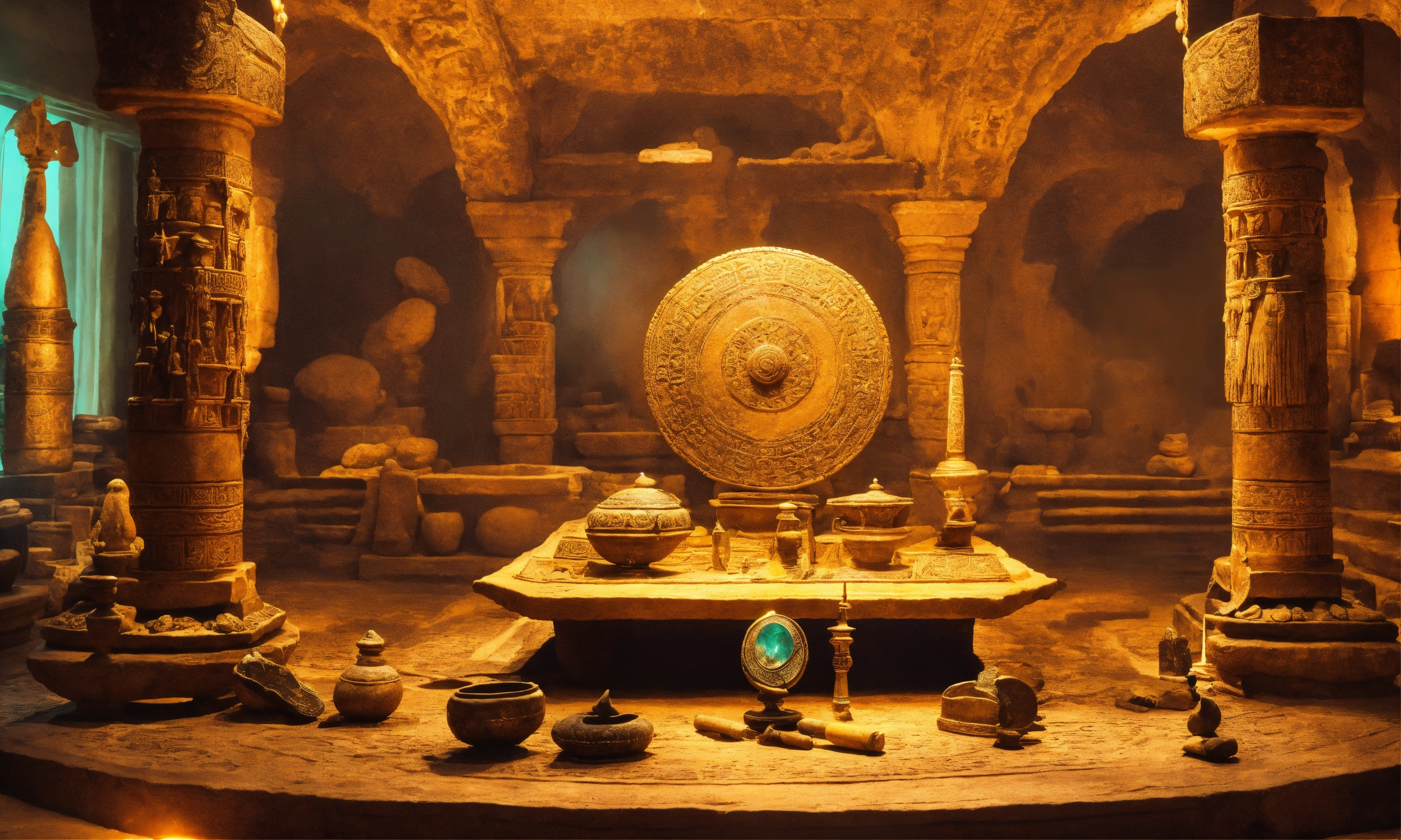 Lexica - Ancient treasures with mystical artifacts and historical items