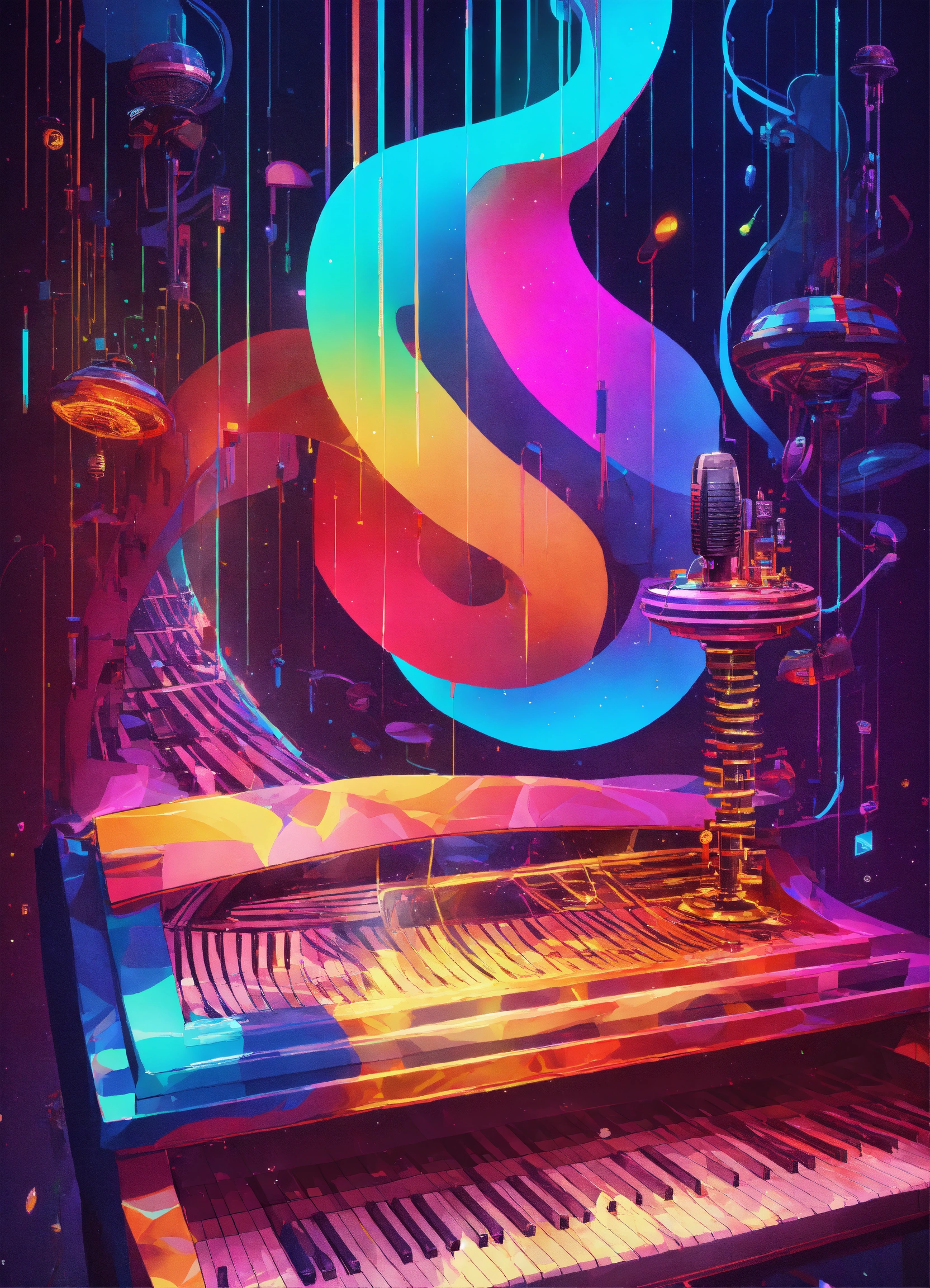Lexica - An old fashion mythical, microphone infused into a floating ...