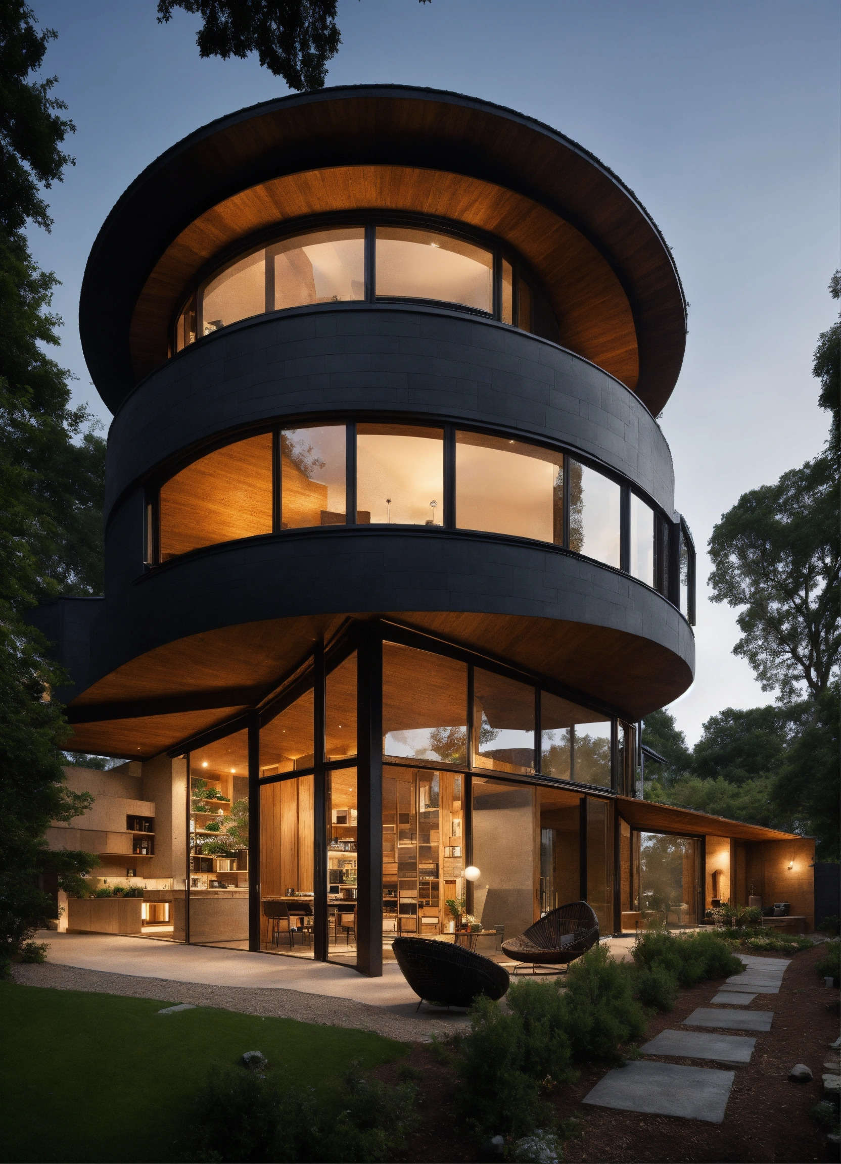 Lexica - A house that is like a clock that is very interesting as if it ...