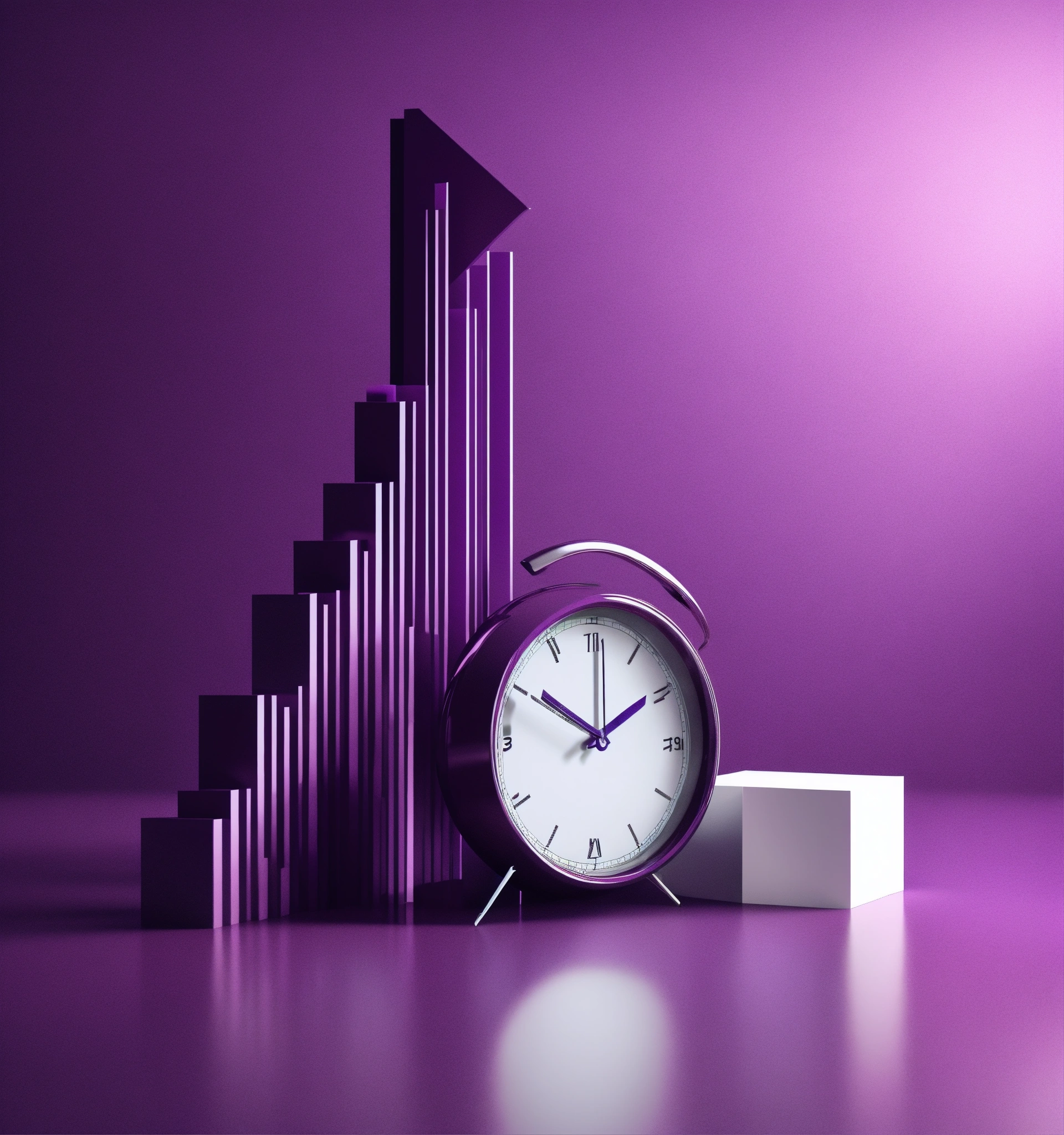 Lexica - 3D illustration of an arrow going up, increasing graph, and a ...