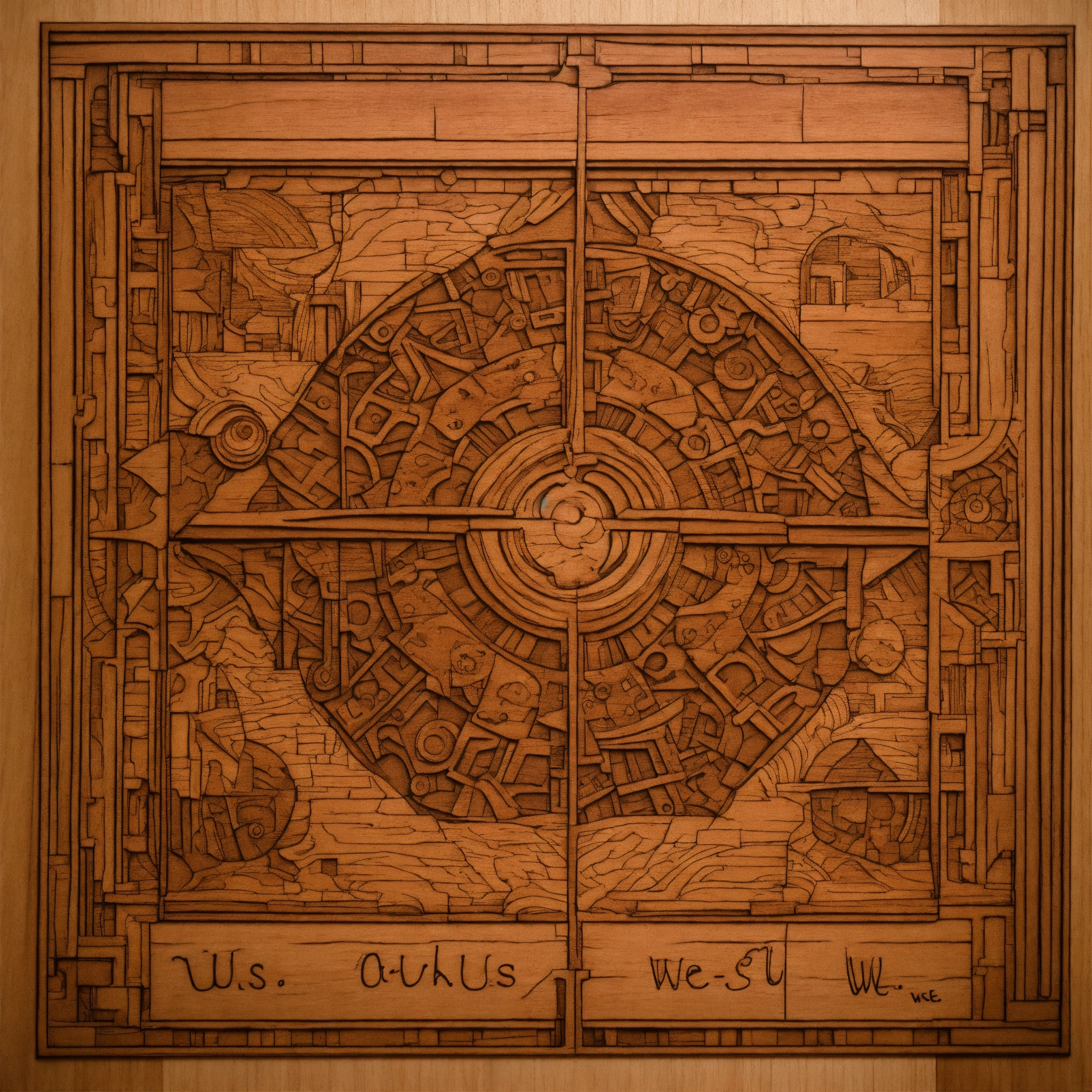 Lexica - In wood block etching style, in 3 colors Win the inner game ...