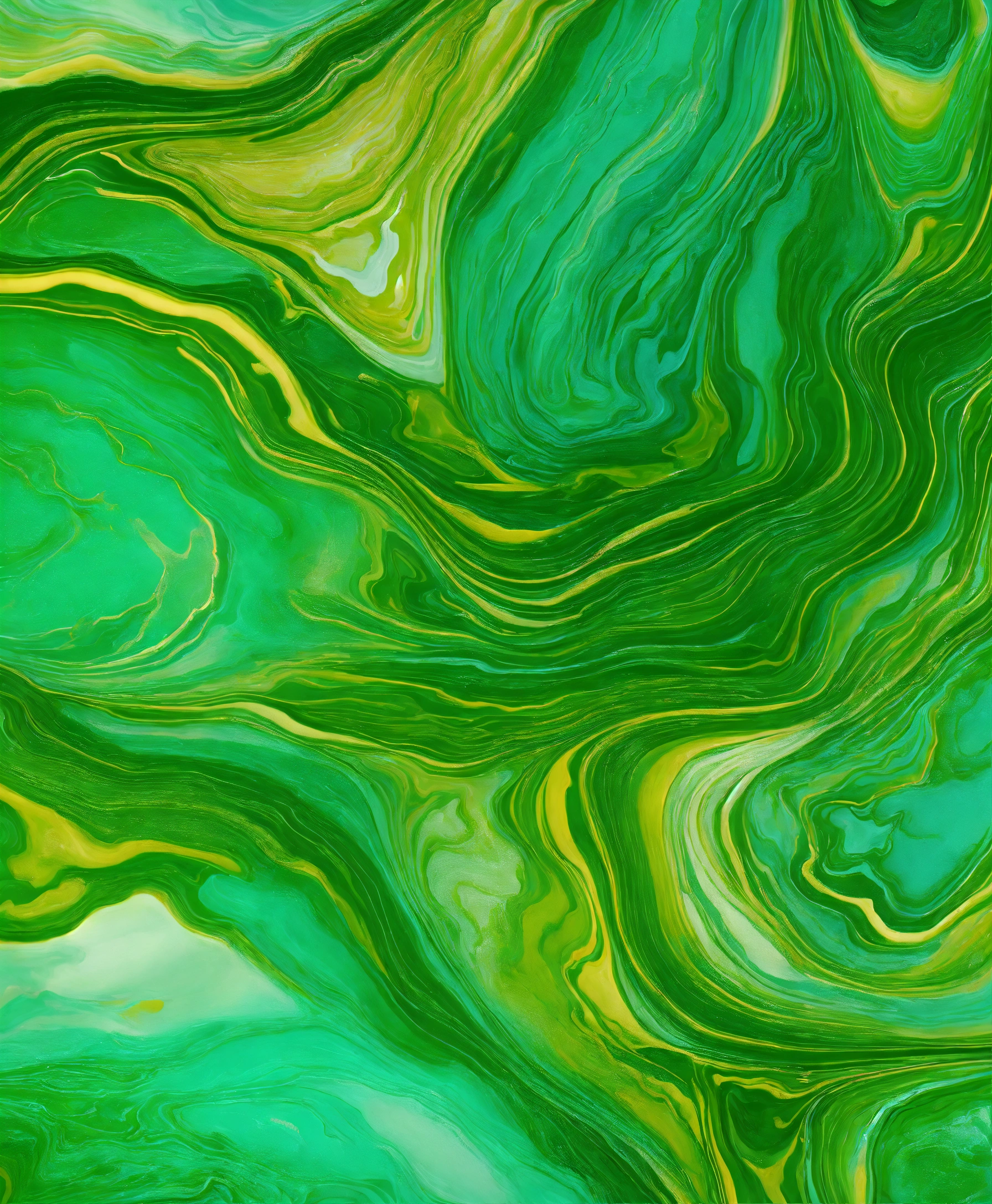 Lexica - Abstract marble pattern, green