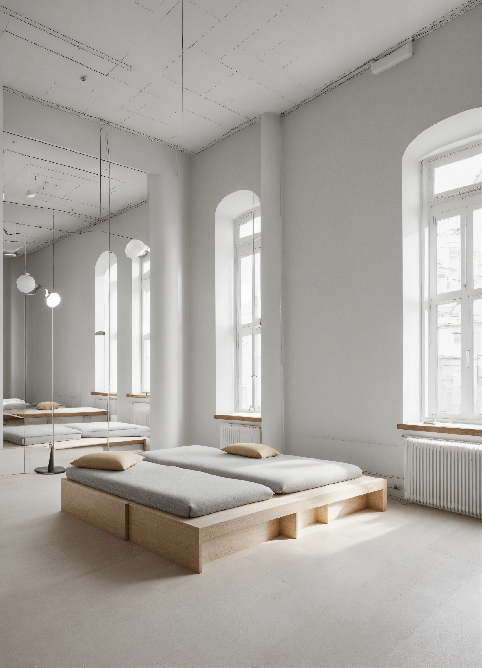 Lexica - Fitness ussr interior design minimalism white color