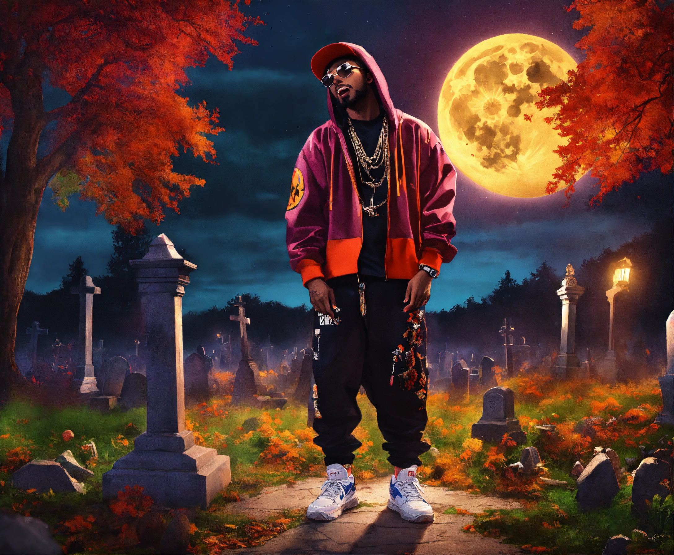 Lexica - A funky rapper is dropping dope rhymes in a haunted graveyard ...