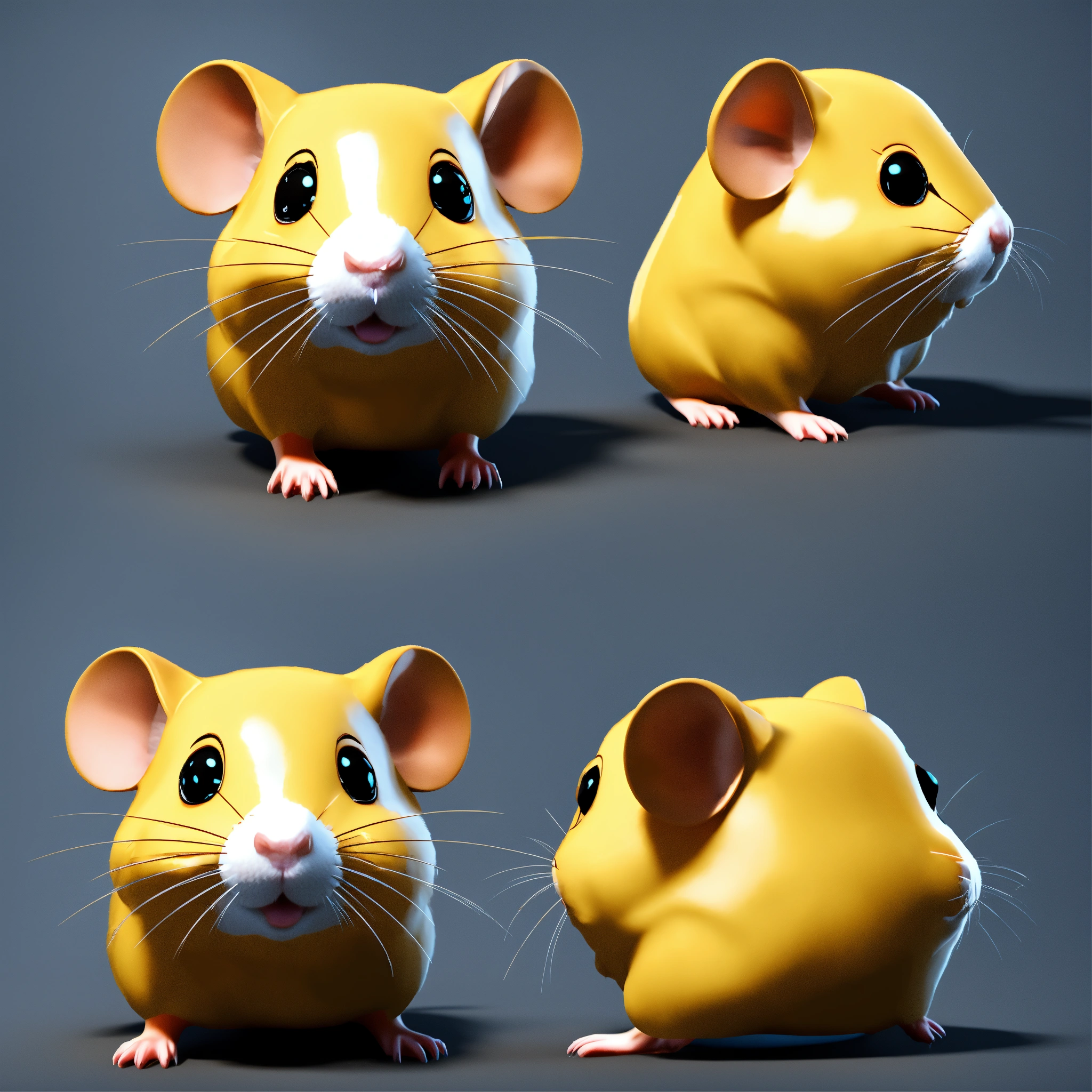 Lexica - Hamster head icon, unreal, 3d engine, 32k