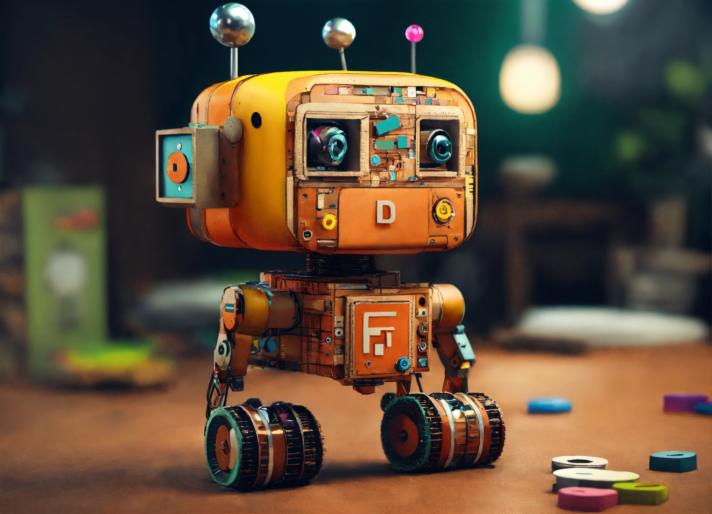Lexica - Create beautiful robots with the letter F on board