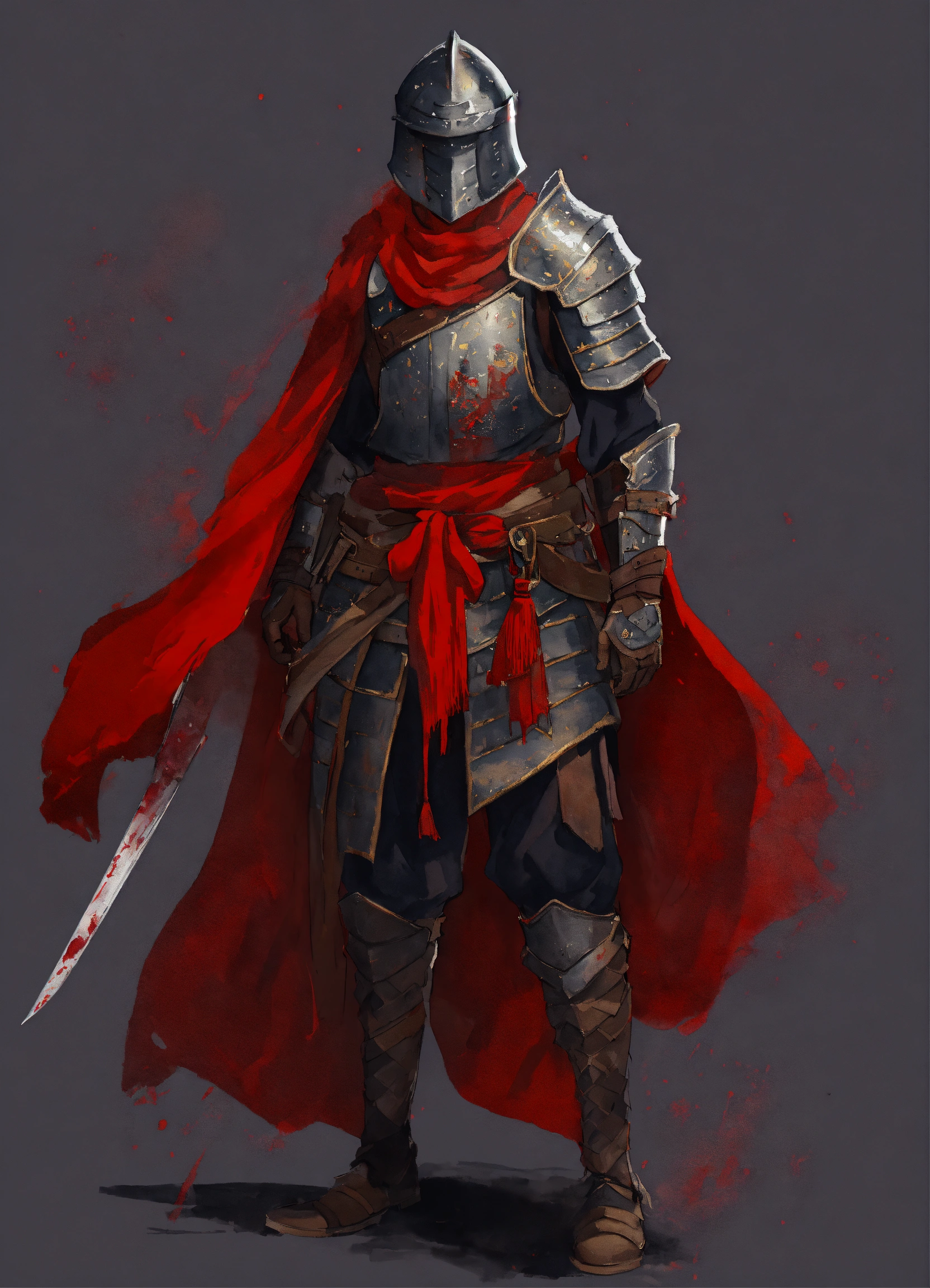 Lexica - A medieval fantasy warrior from the Desert, cheap armour with ...