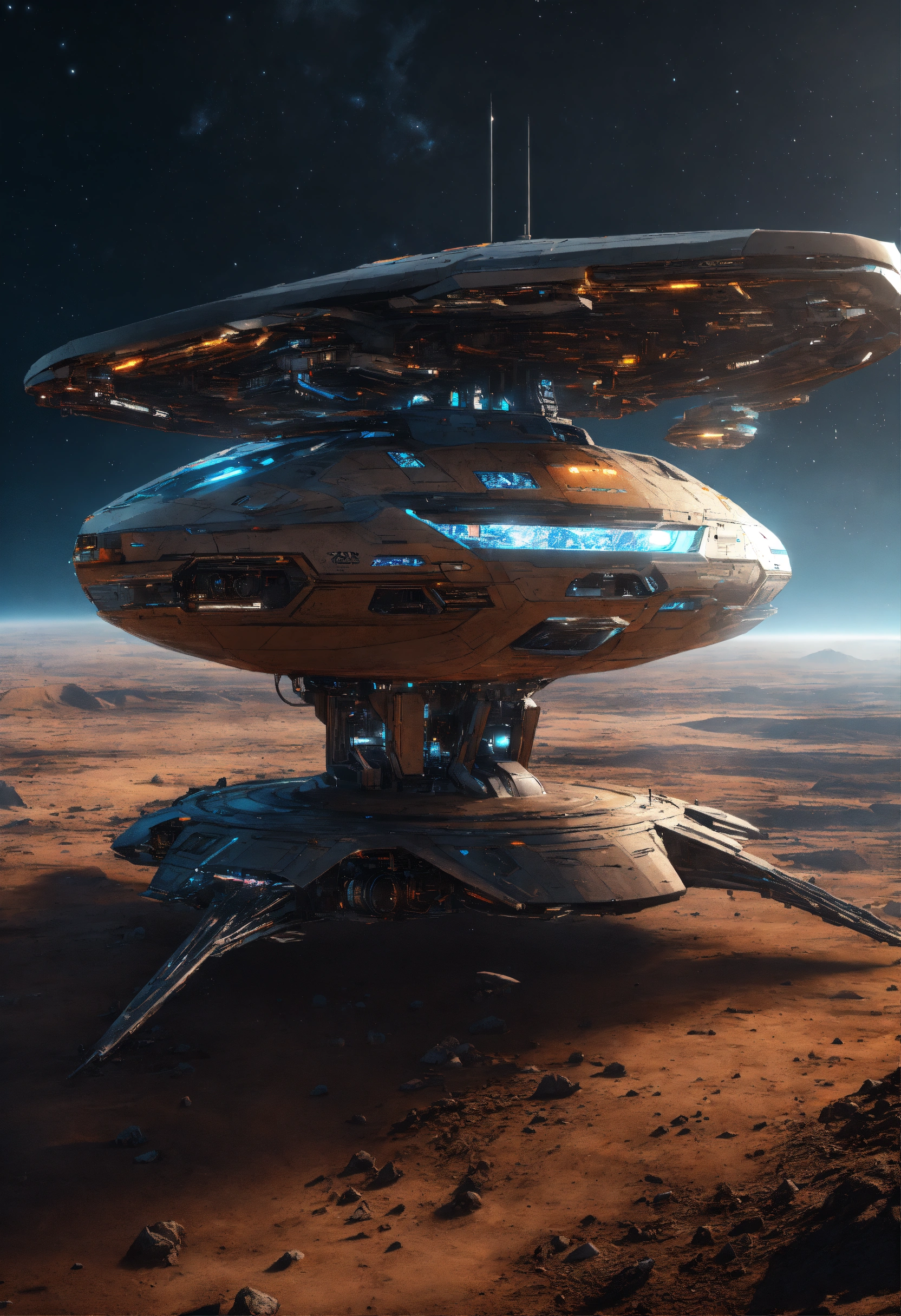 Lexica - Ultra Futuristic Design Starship Designed By 8k Resolution ...