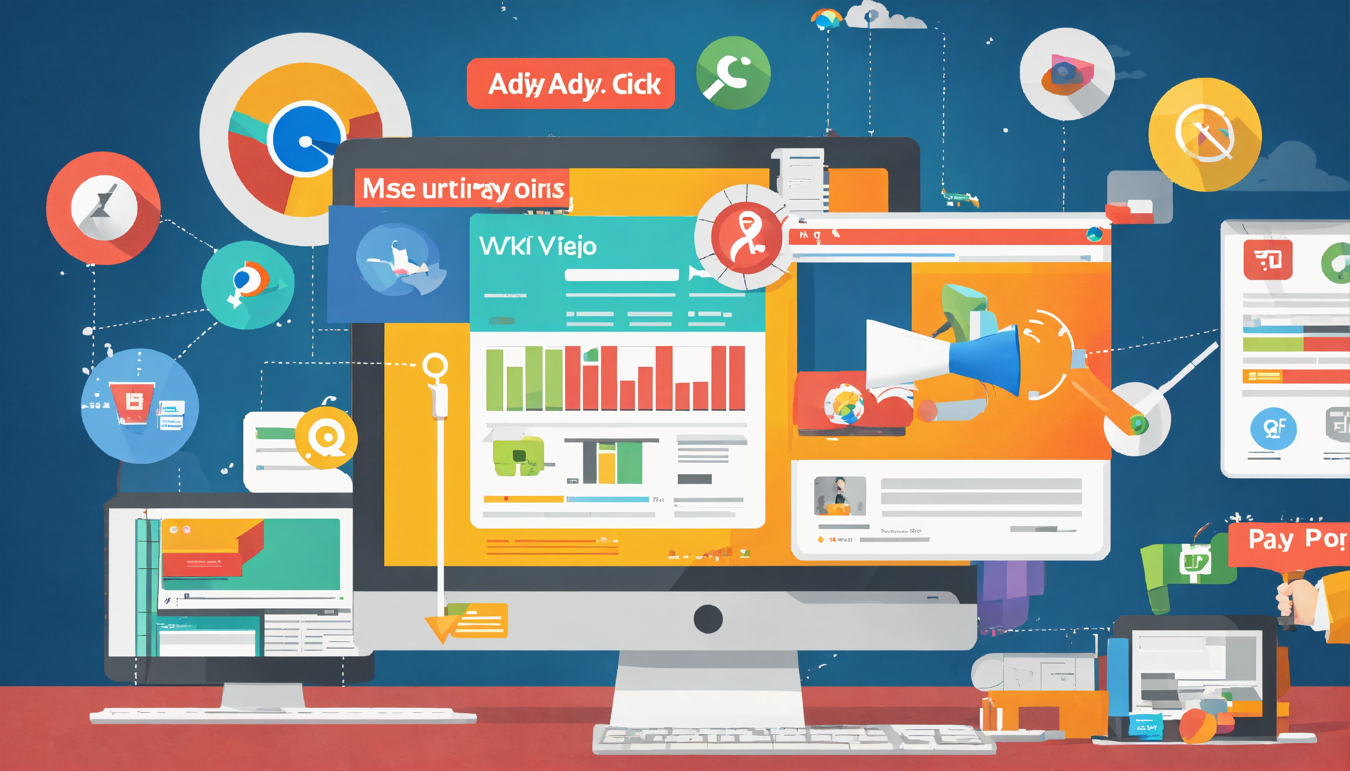 Lexica - Real photo that illustrates online advertising and Pay per ...