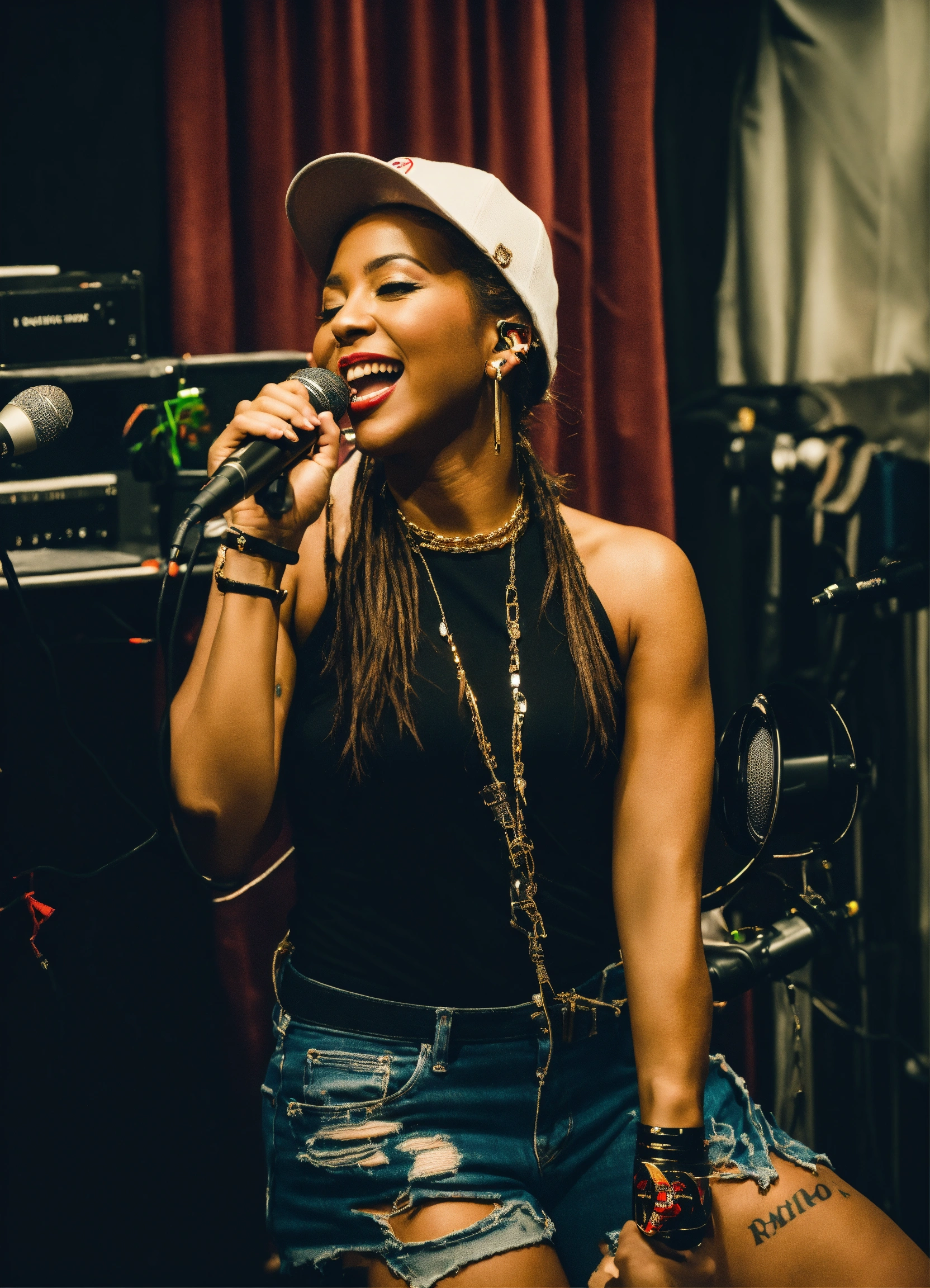 Lexica - Grinder Nation Radio, female singer backstage, feeling the ...
