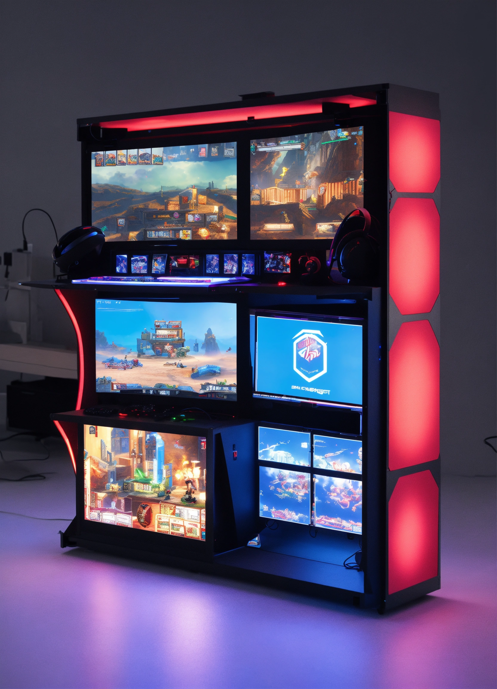 Lexica - A portable modular gaming station designed with lighting games ...