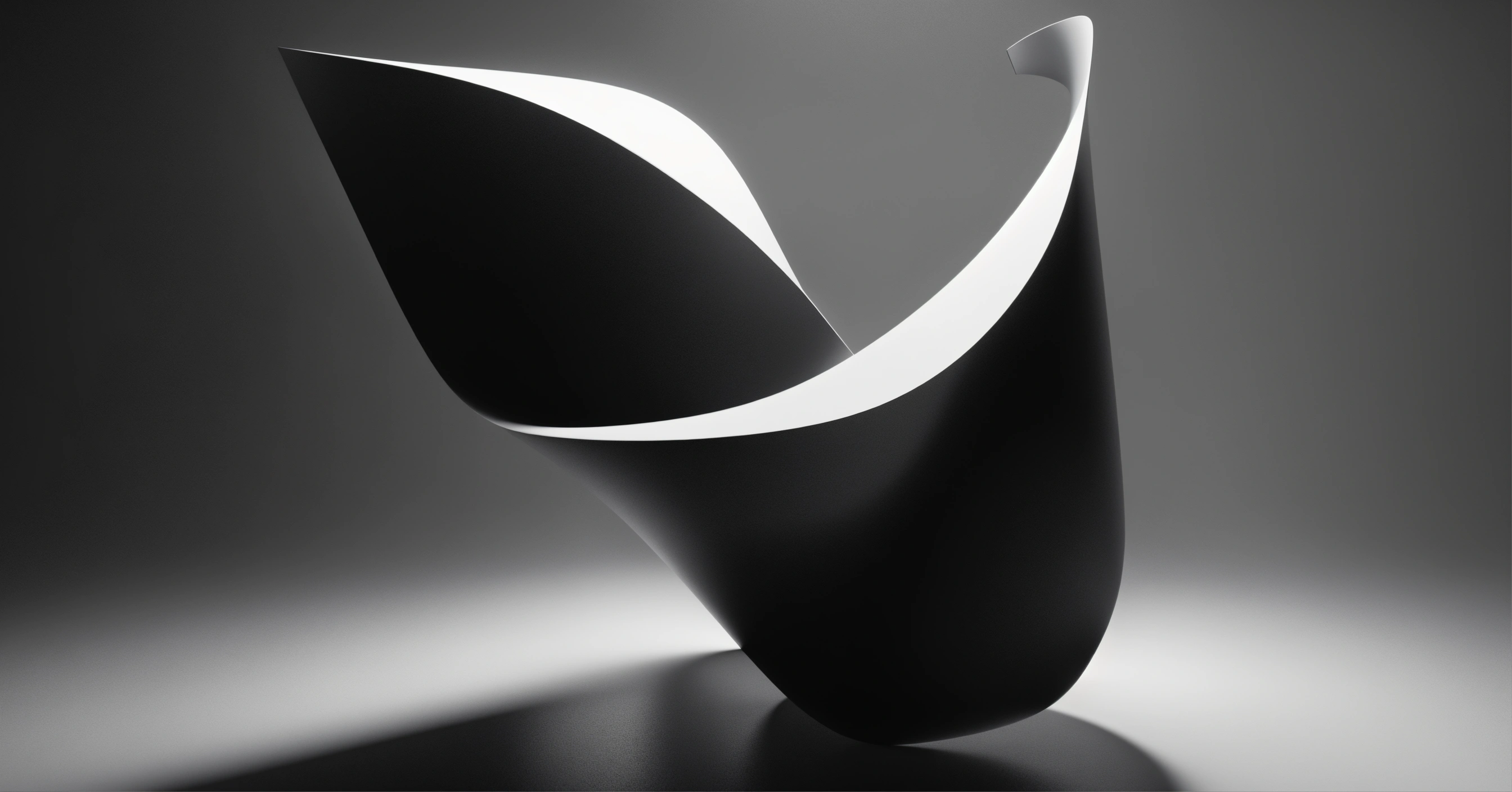 Lexica - Abstract shape or object flying, 3d render, room, dark, black ...