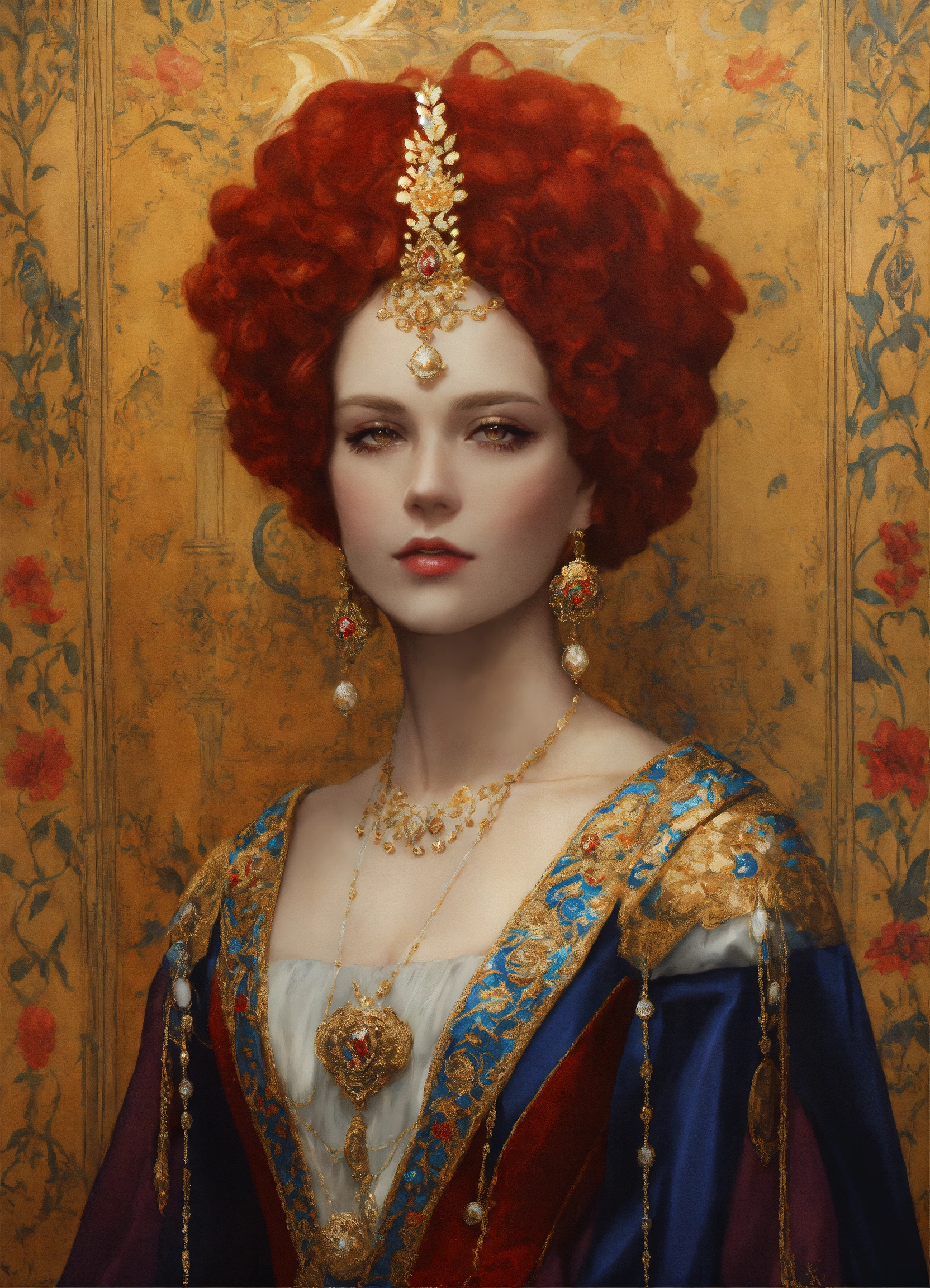 Lexica - Queen in reference style,White skin