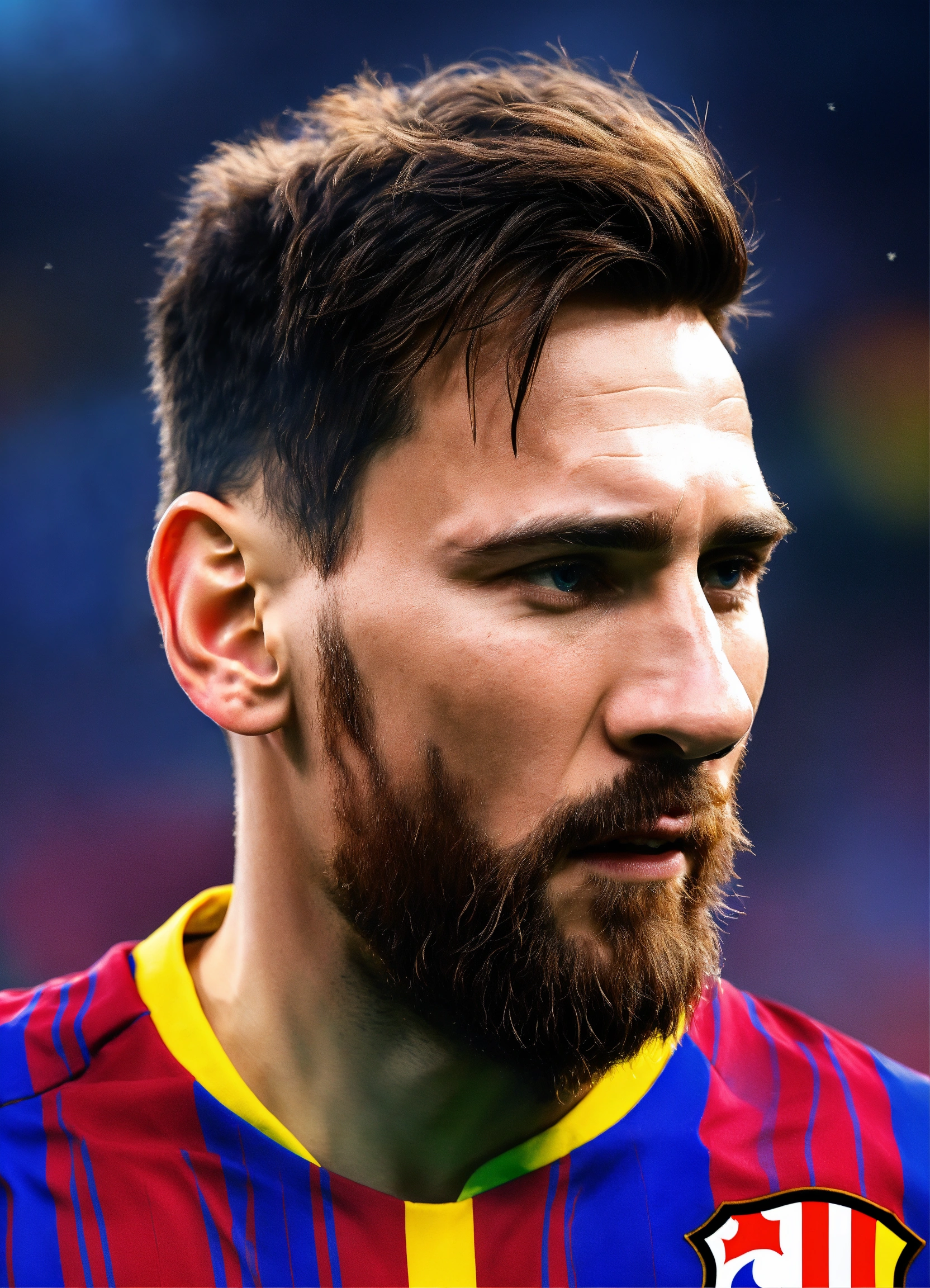 Lexica - Messi with fc barcelone ultra realist 4k