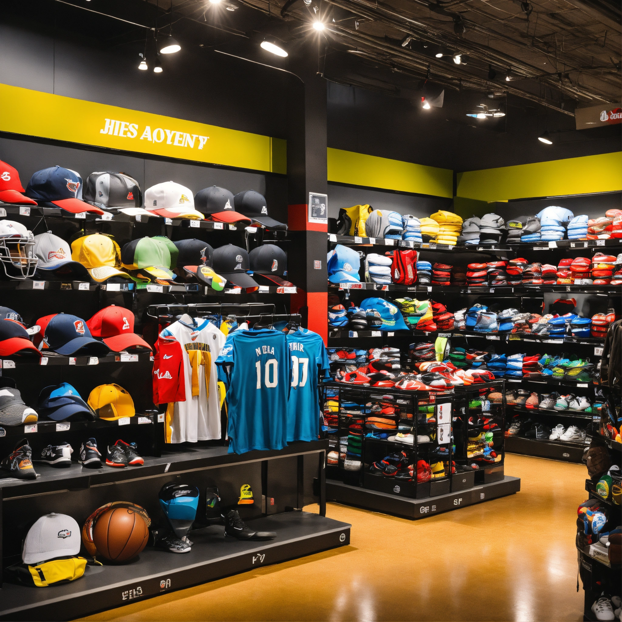 Lexica - A photo of a large sports store with a variety of sporting ...