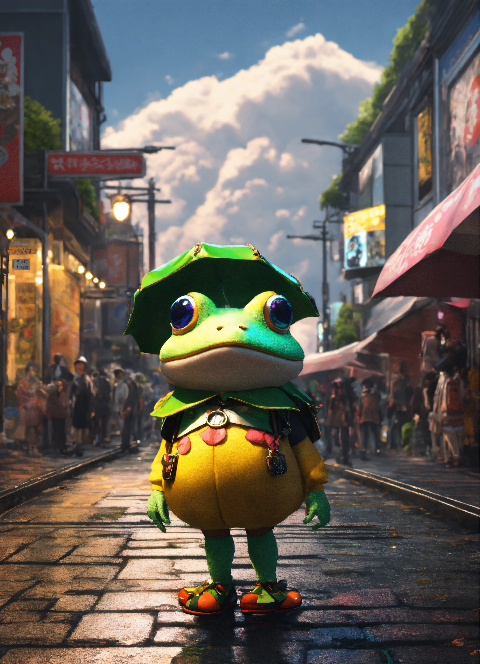 Lexica - A toad Gothic punk style in harajuku fashion in a slice of ...