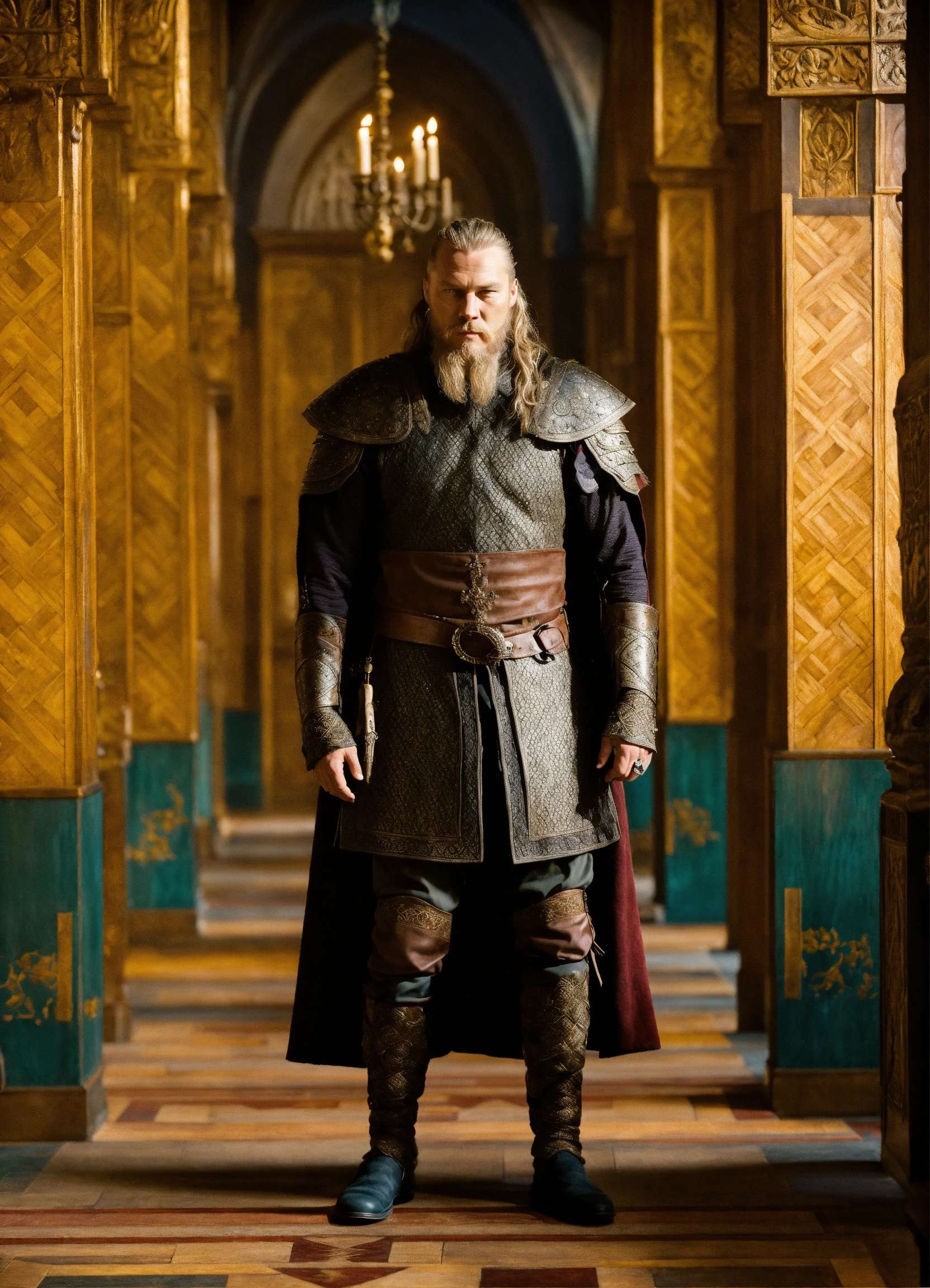 Lexica - Ragnar Lothbrok, 60 old-years, in the Great Hall.
