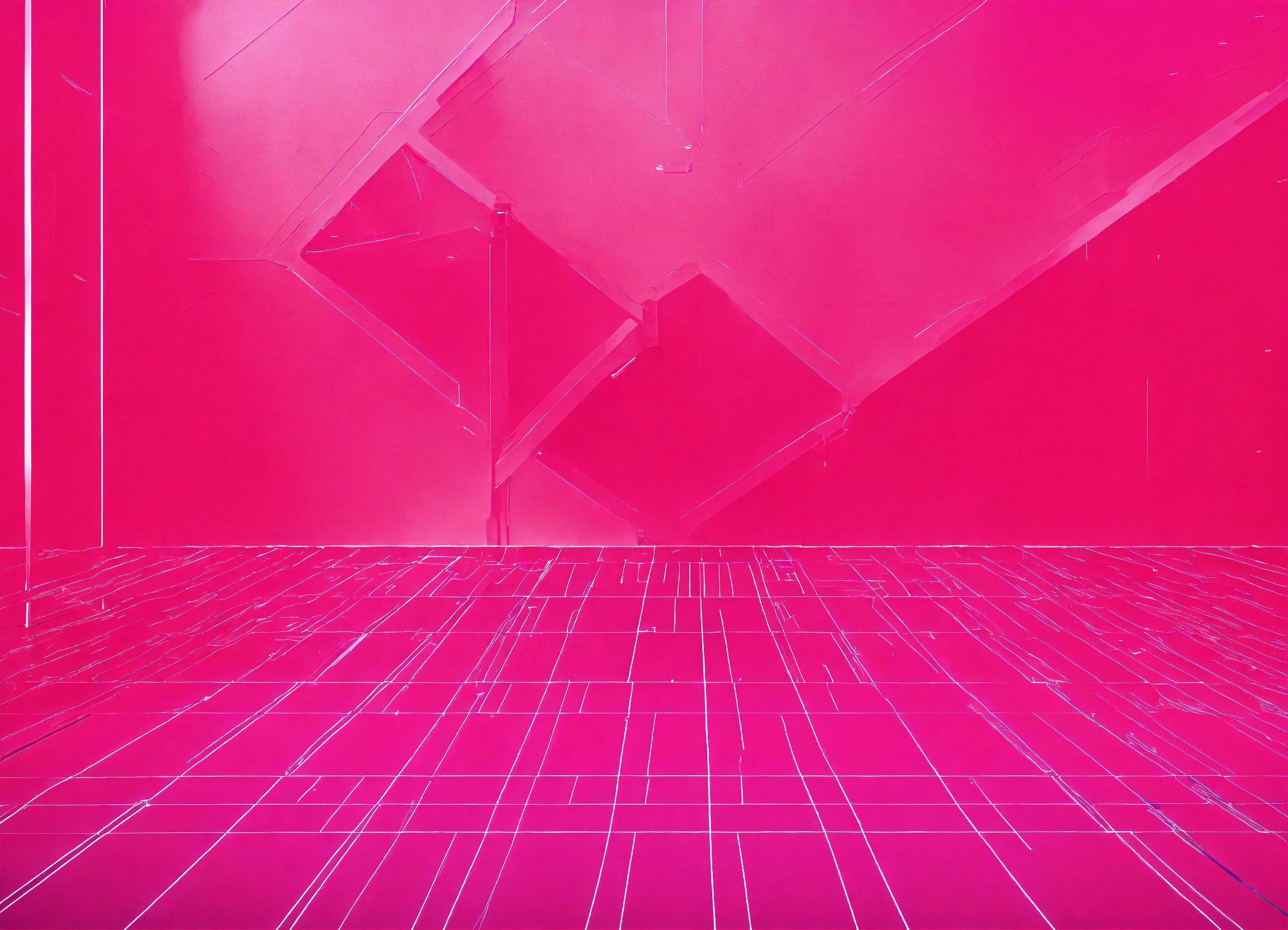 Lexica - Intelligence artificial background, pink