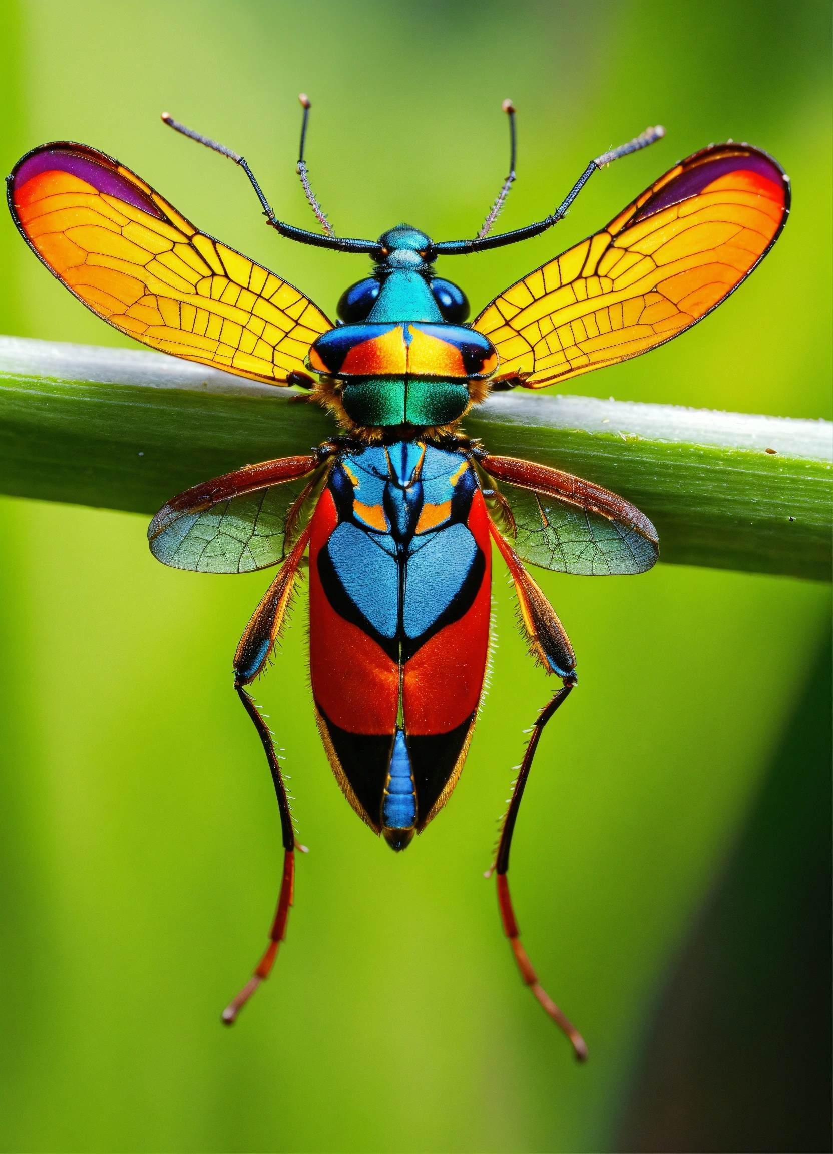 Lexica - A colorful bug with wings.