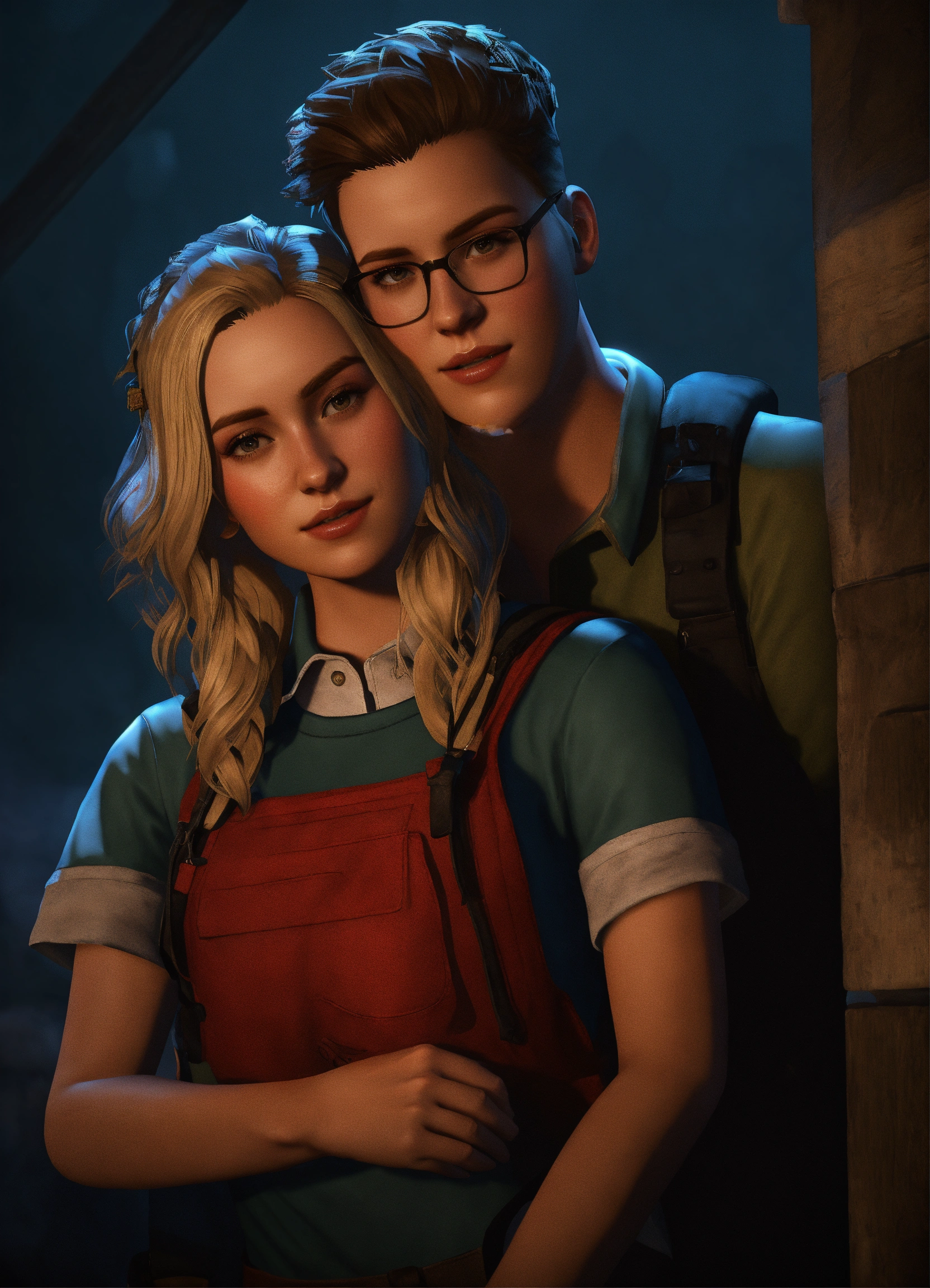 Lexica - Sam Giddings and Emily Davis from until dawn being friends