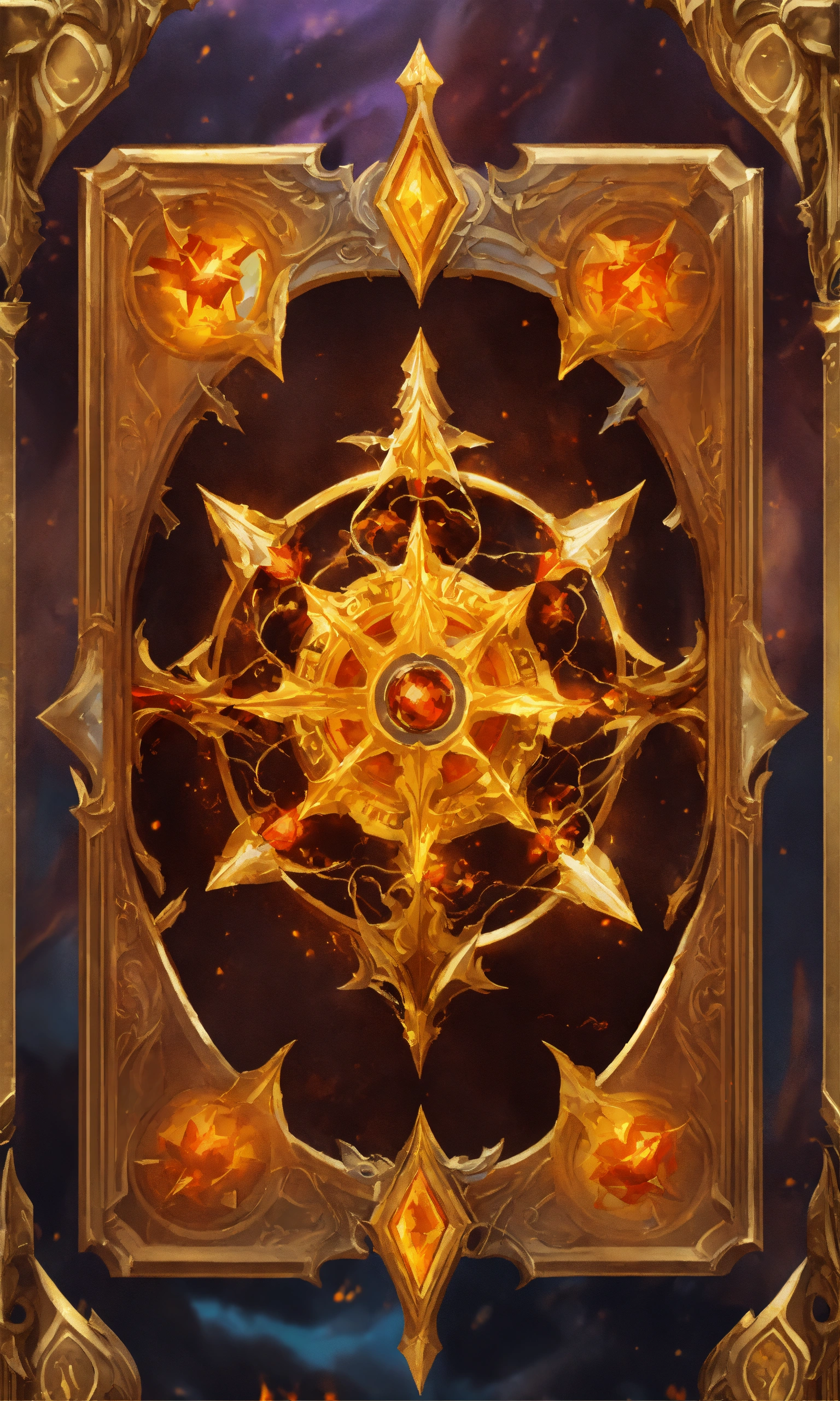 Lexica - Fantasy art card frame elements for high fantasy style tcg ...