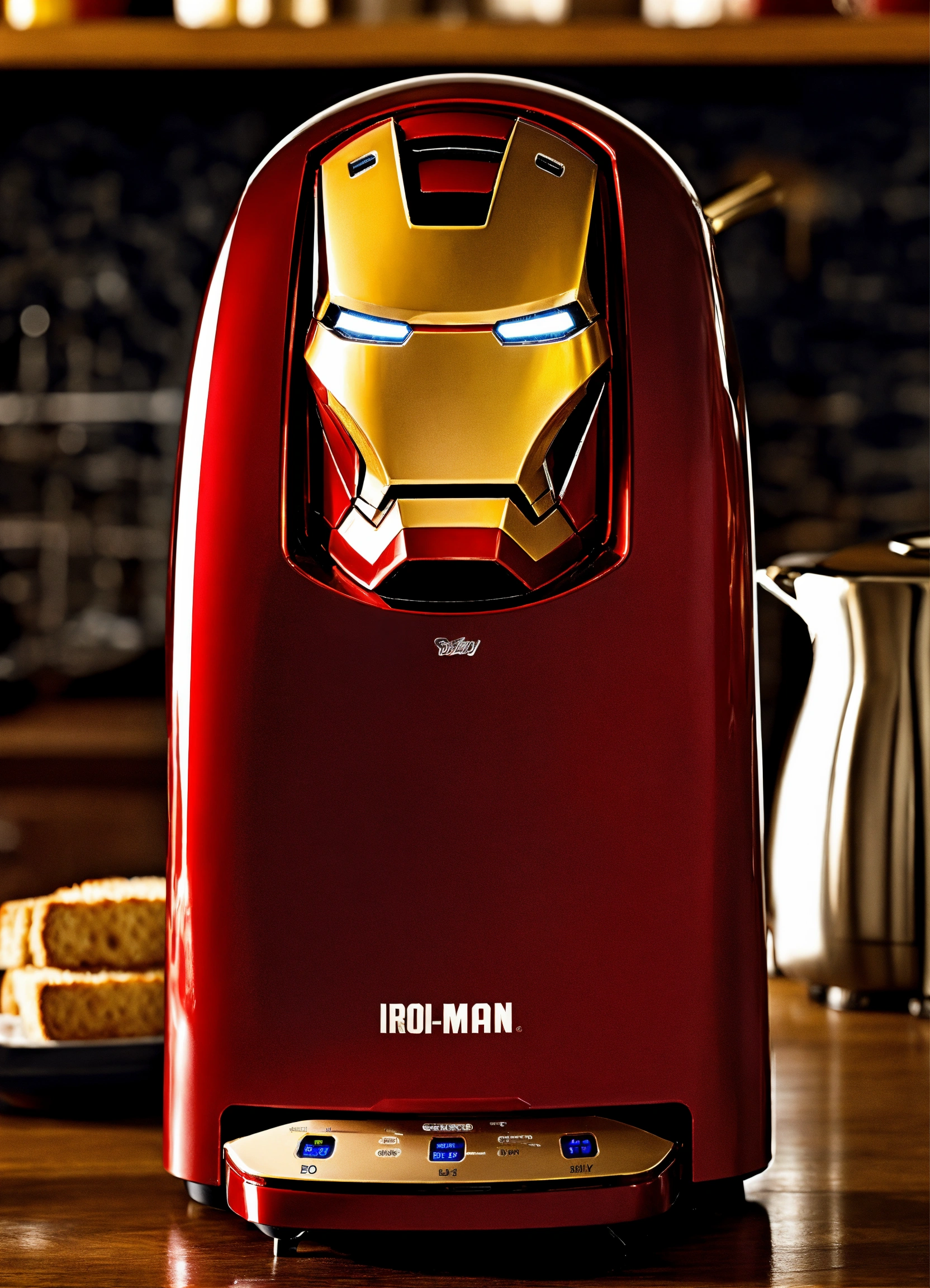 Iron man coffee outlet machine