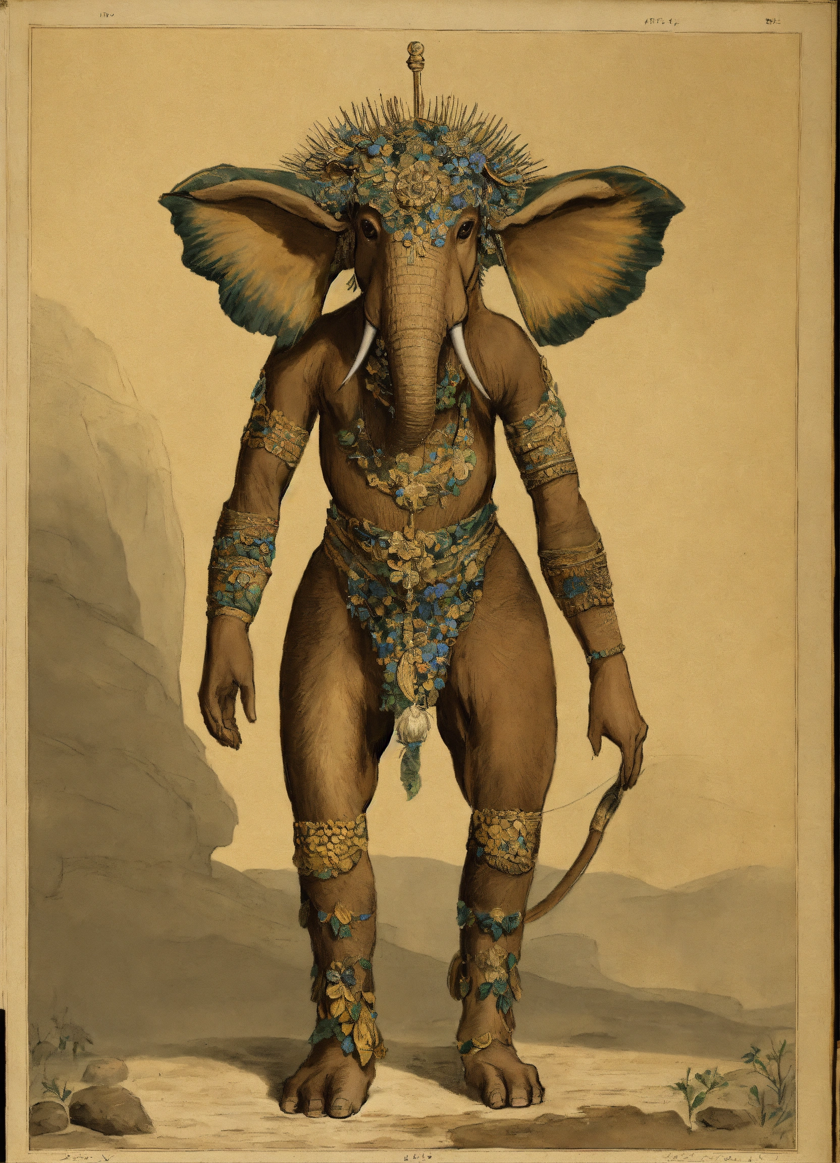 Lexica - A being that stands on four stout legs like a centaur with ...
