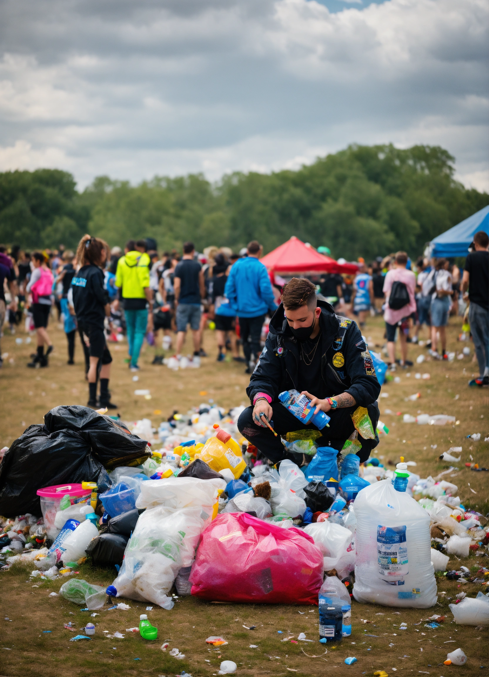 Lexica - Ravers collect waste