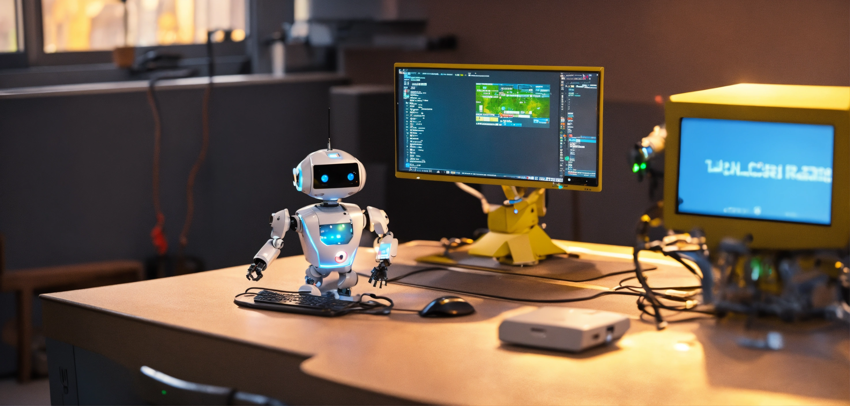 Lexica - A cute robot that runs on a computer