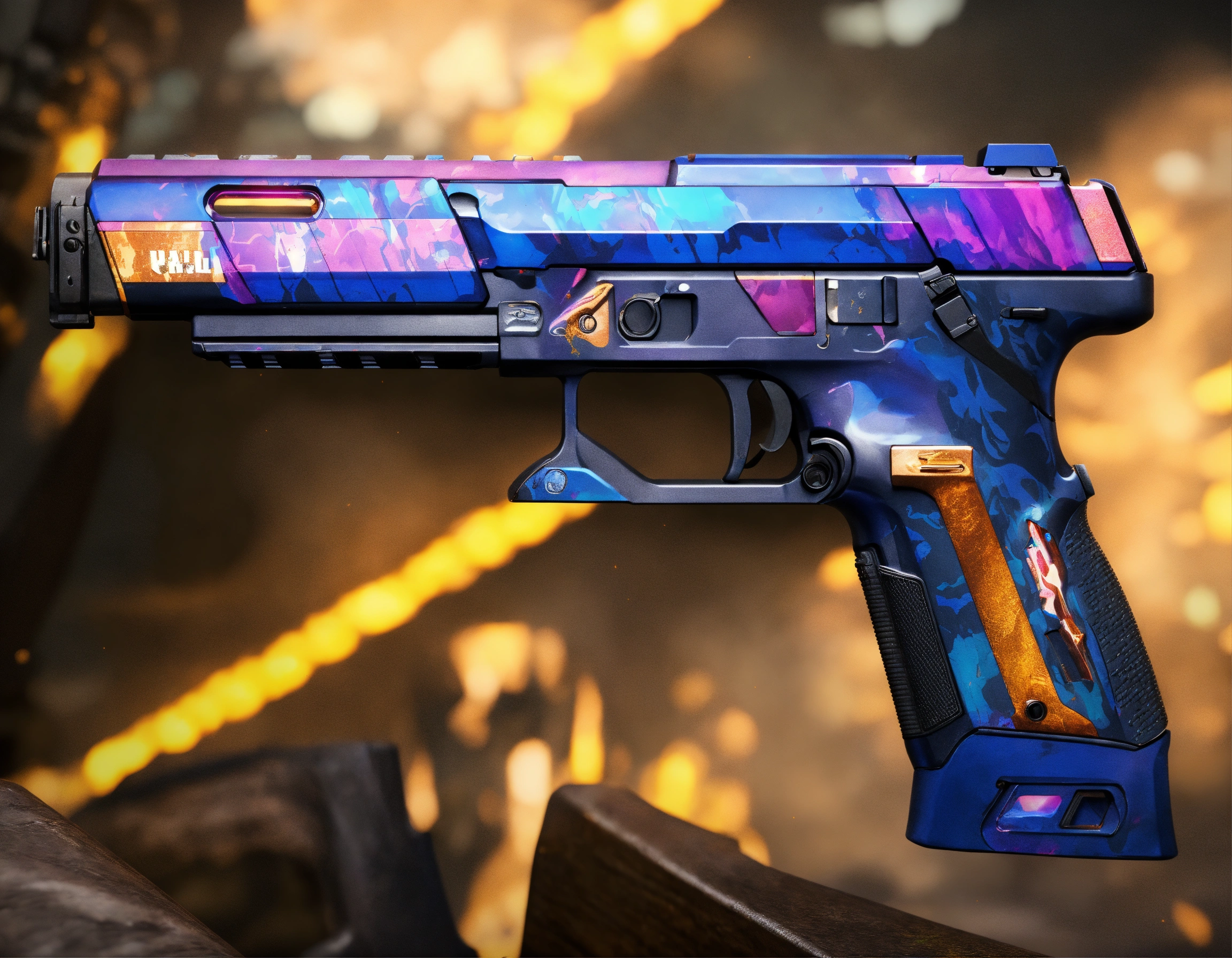 Lexica - Call of Duty rare pistol skin, realistic and hyper-detailed ...