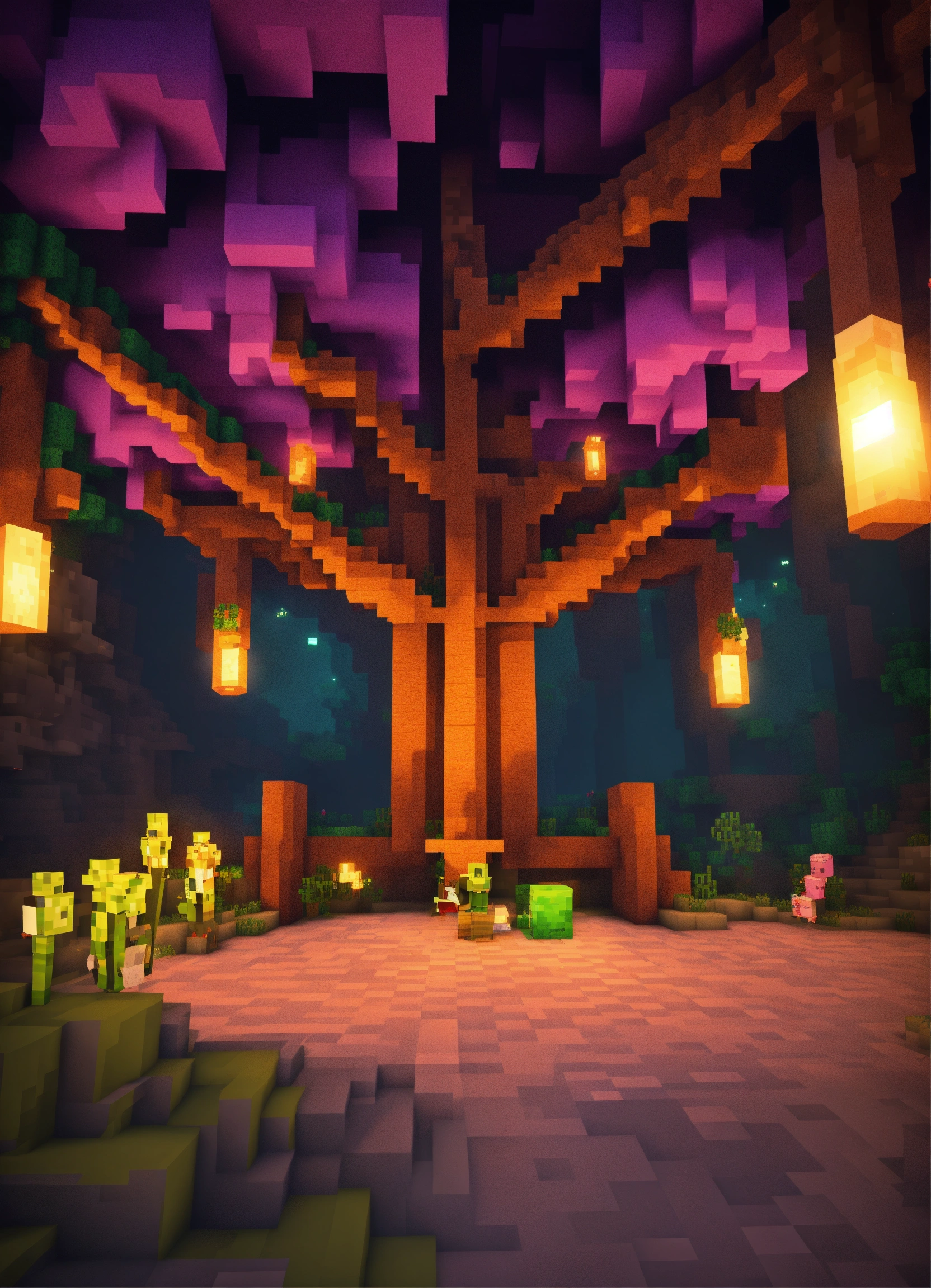 Lexica - Eldritch Forest Special Elements Illusory Blocks, Mobile Tree 