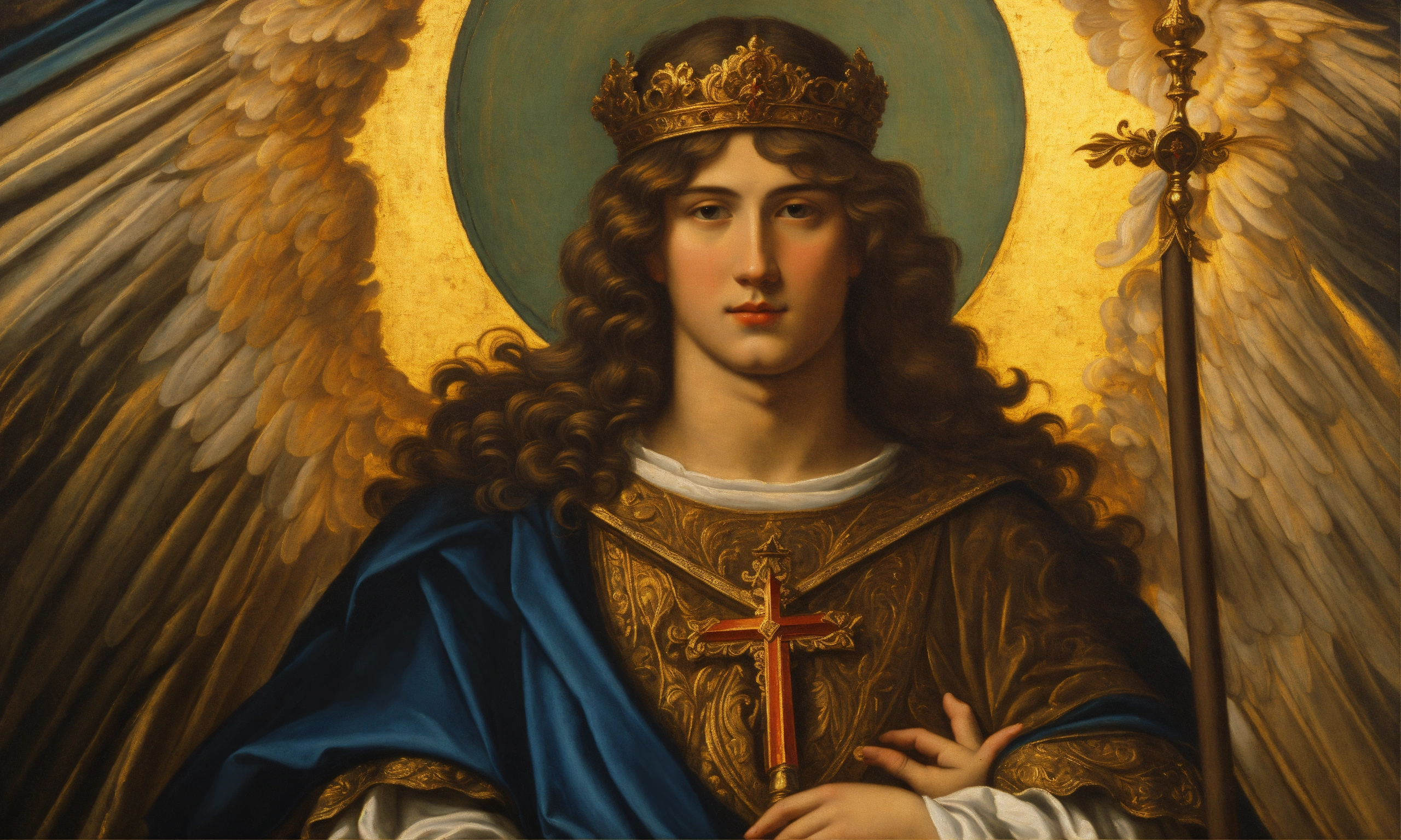 Lexica - Renaissance oil painting of saint archangel rafael