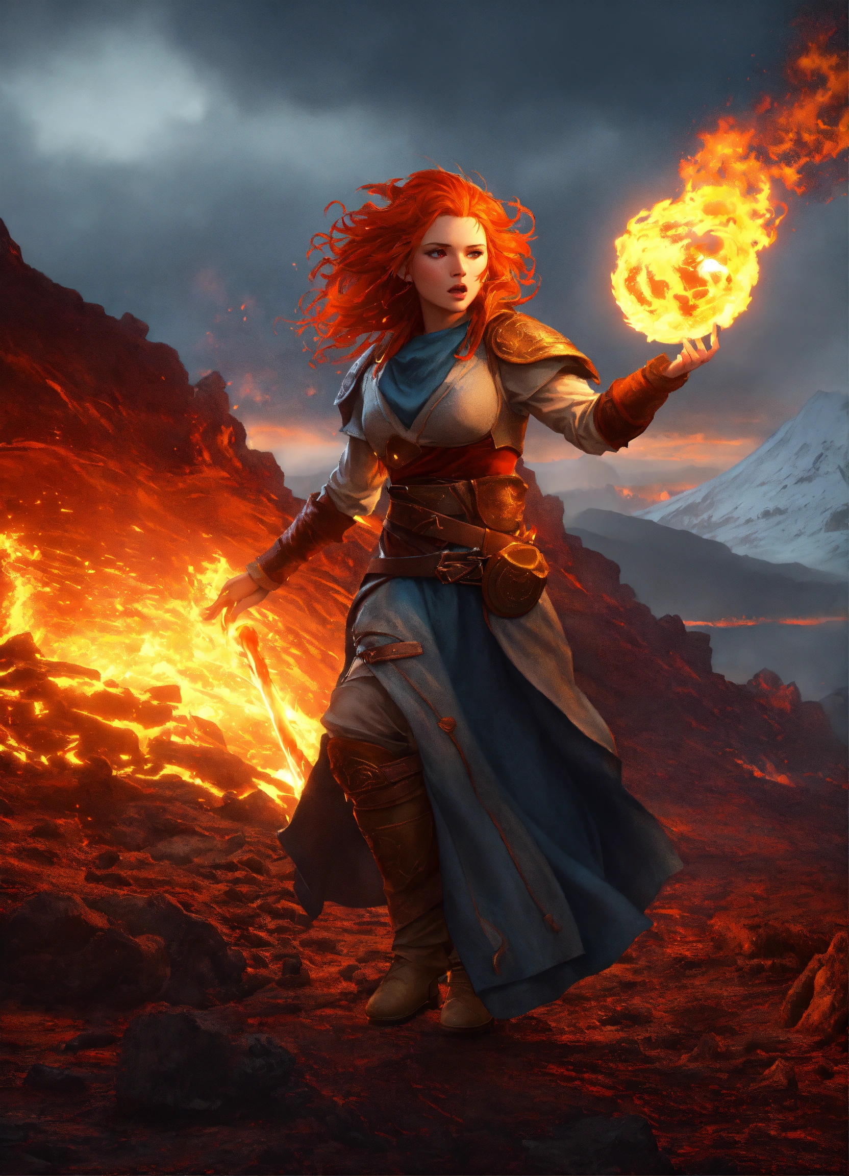 Lexica - Fantasy, d & d, concept art, halfling, female, pale skinned ...