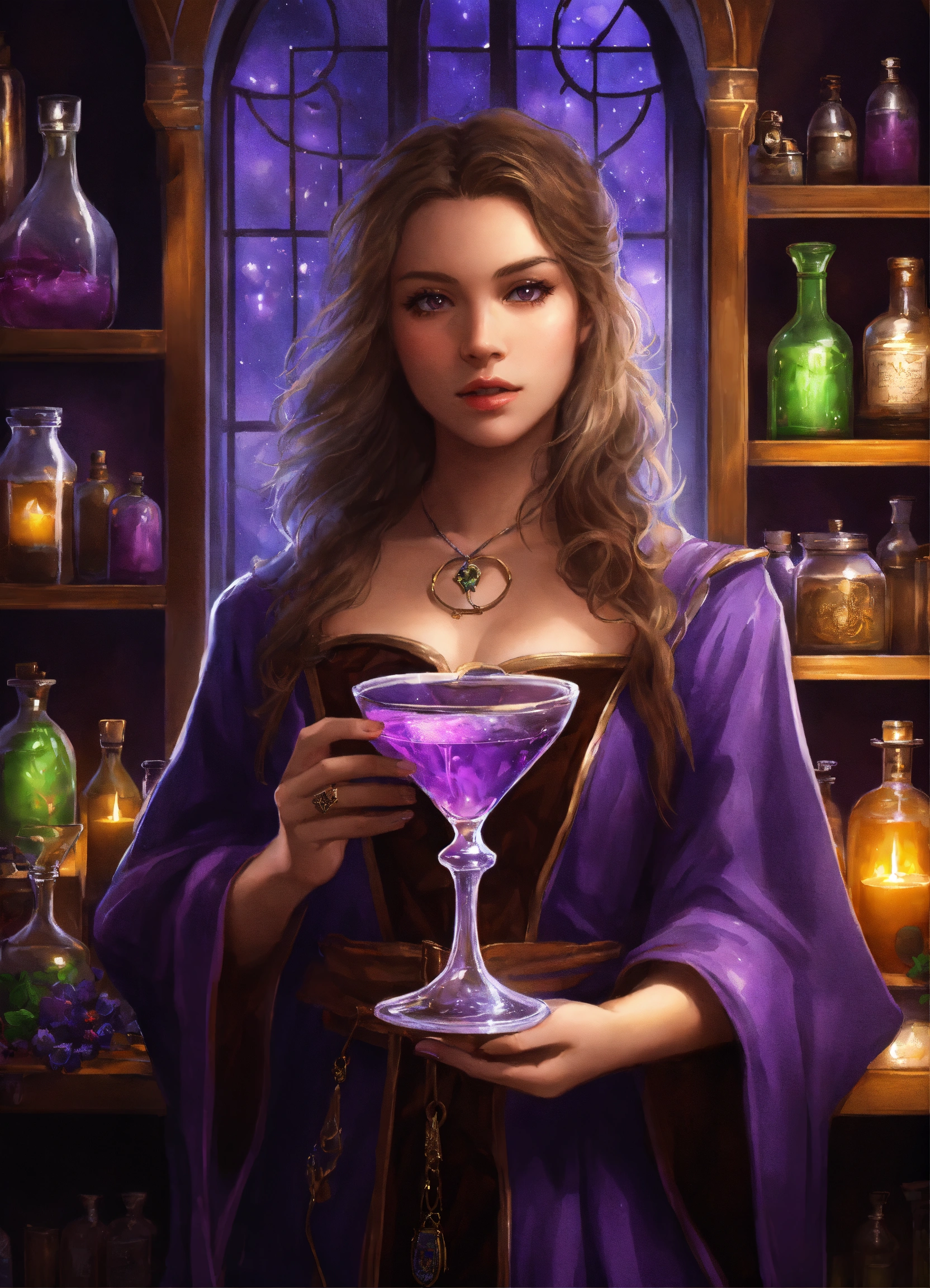 Lexica - Photorealistic picture of a young female wizard with modern ...