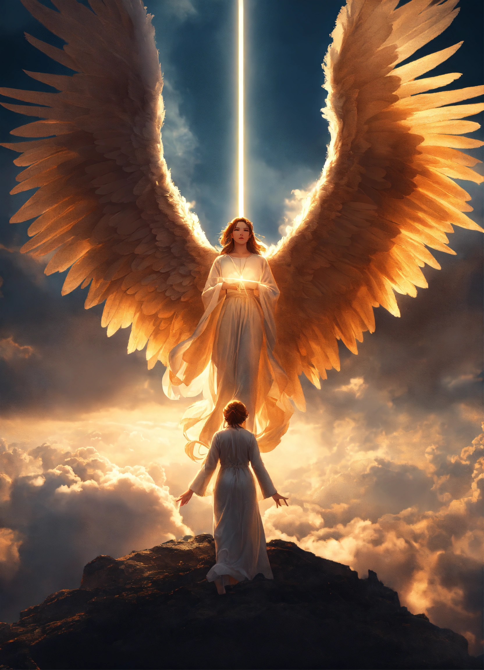 Lexica - Angels on heaven, cinematic, realistic, 8k