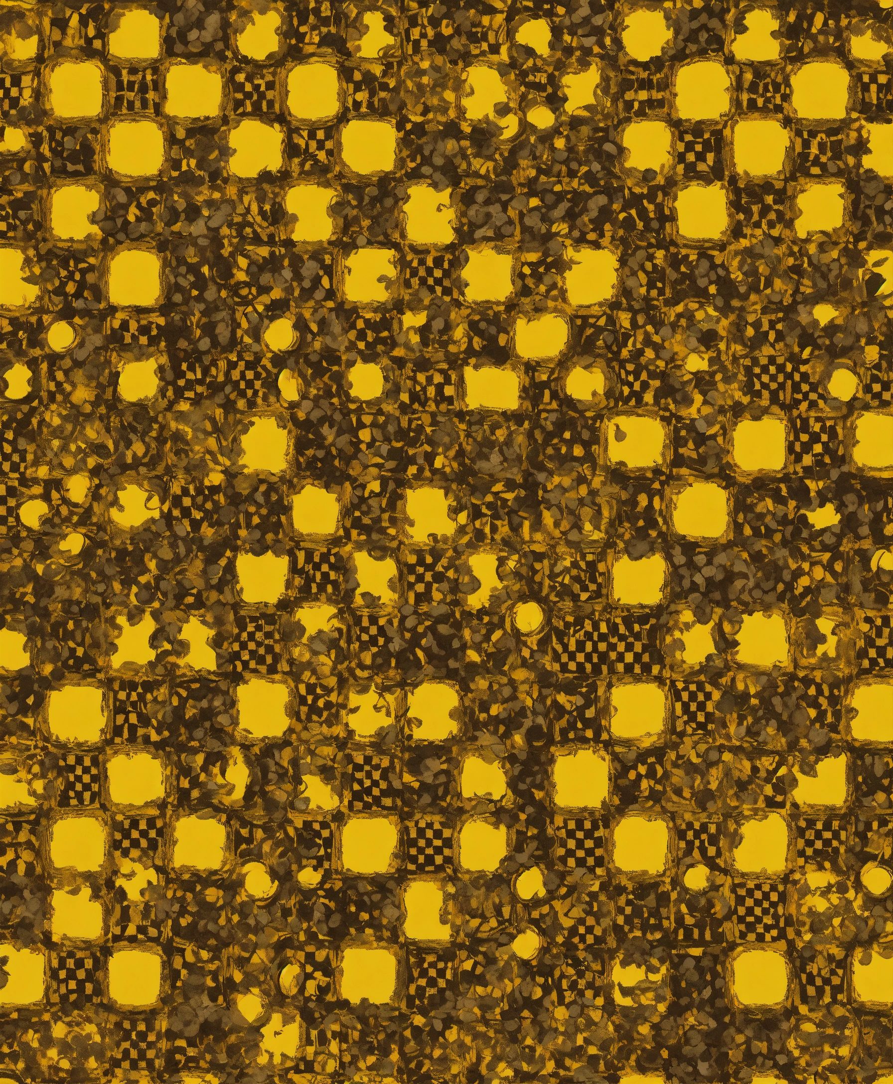 Lexica - Tiny abstract checkerboard pattern design with baroque ...