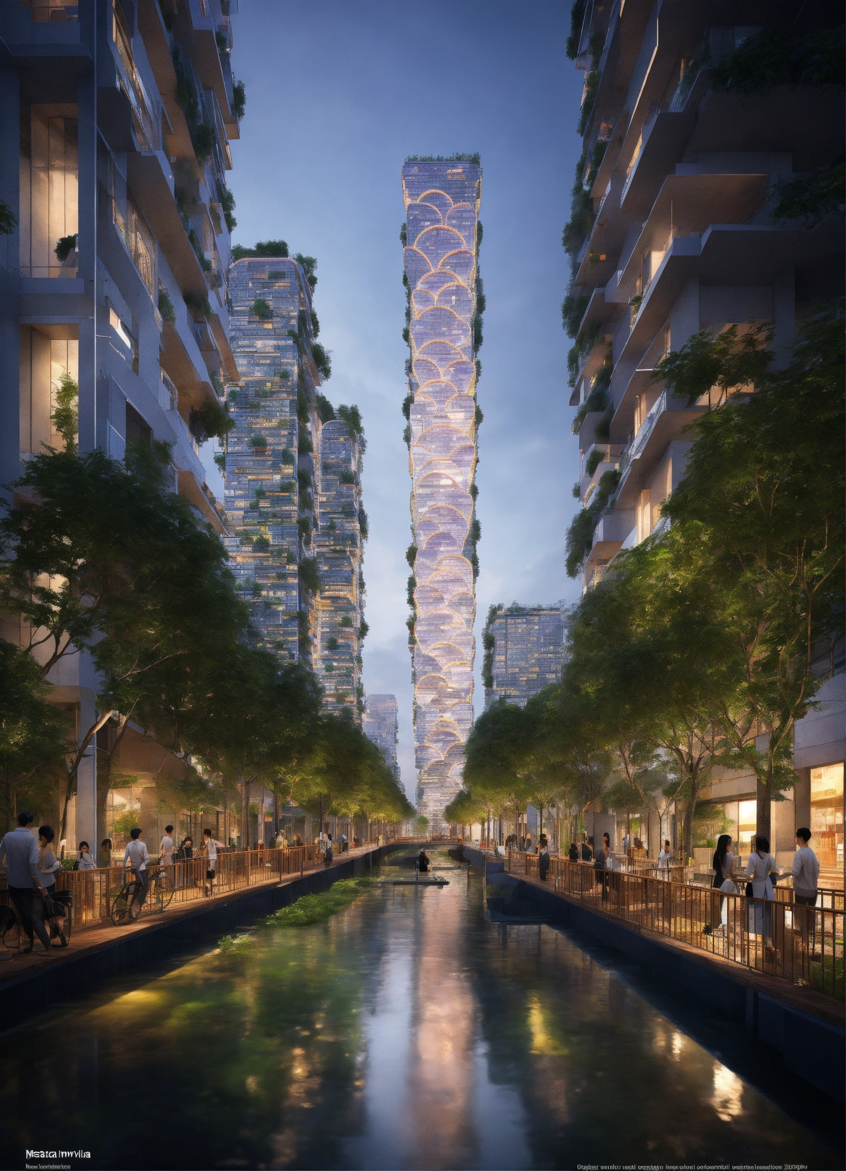 Lexica - Imagine a vision of meta-modern Ho Chi Minh city in 2050 where ...