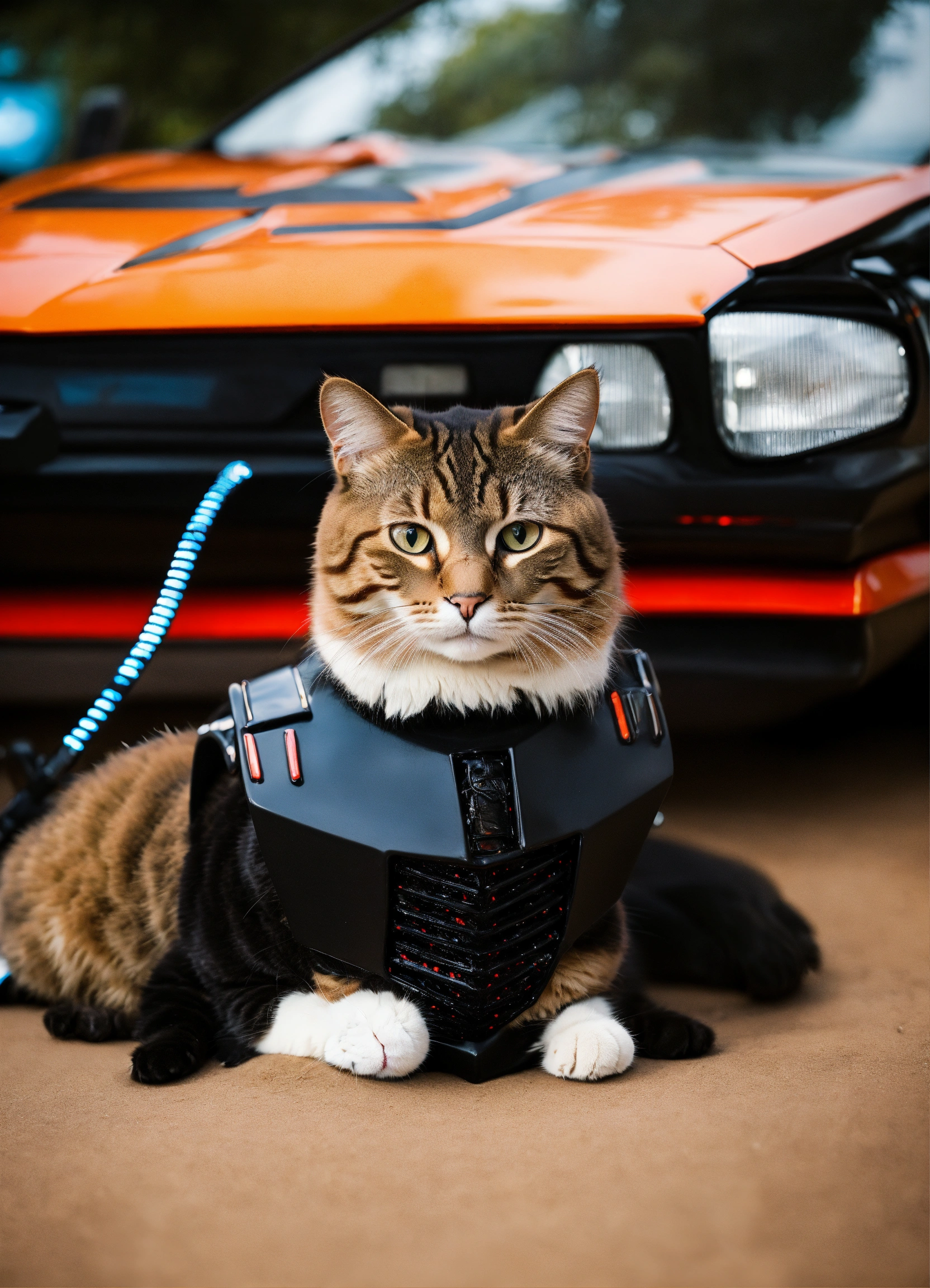 Lexica - Cats Knight Rider cosplay KITT